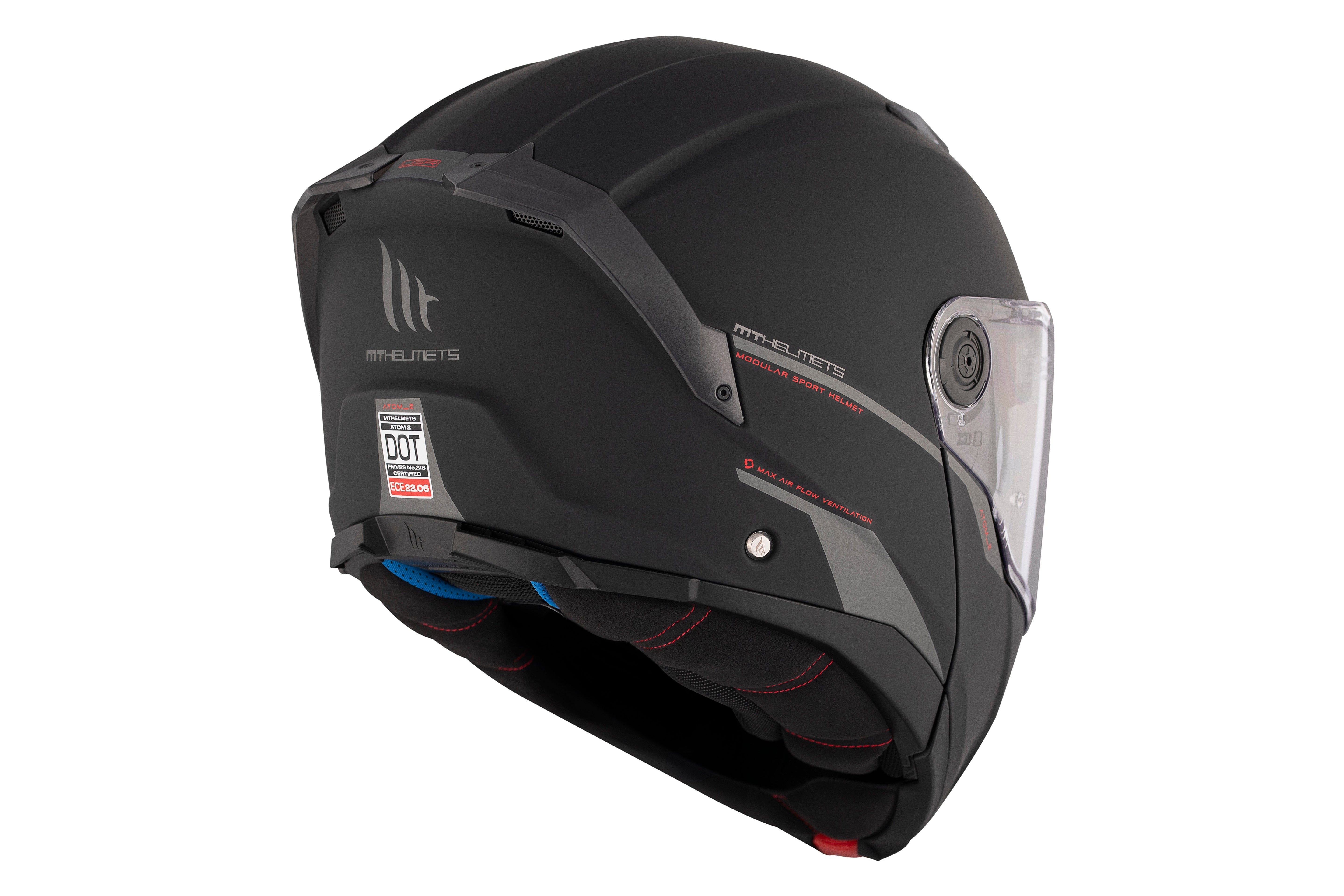 CASCO MT ATOM 2 SV SOLID A1 NEGRO MATE