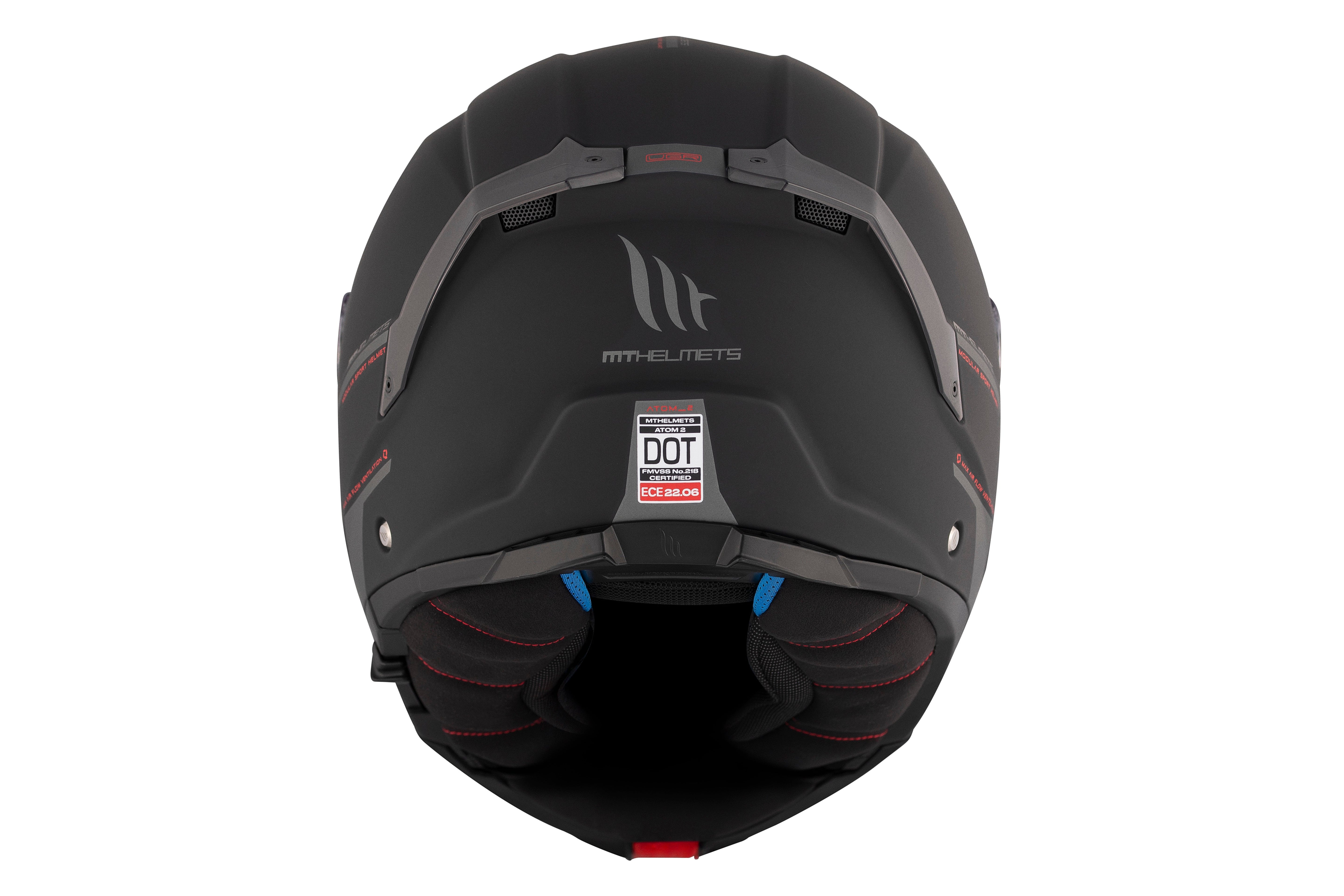 CASCO MT ATOM 2 SV SOLID A1 NEGRO MATE