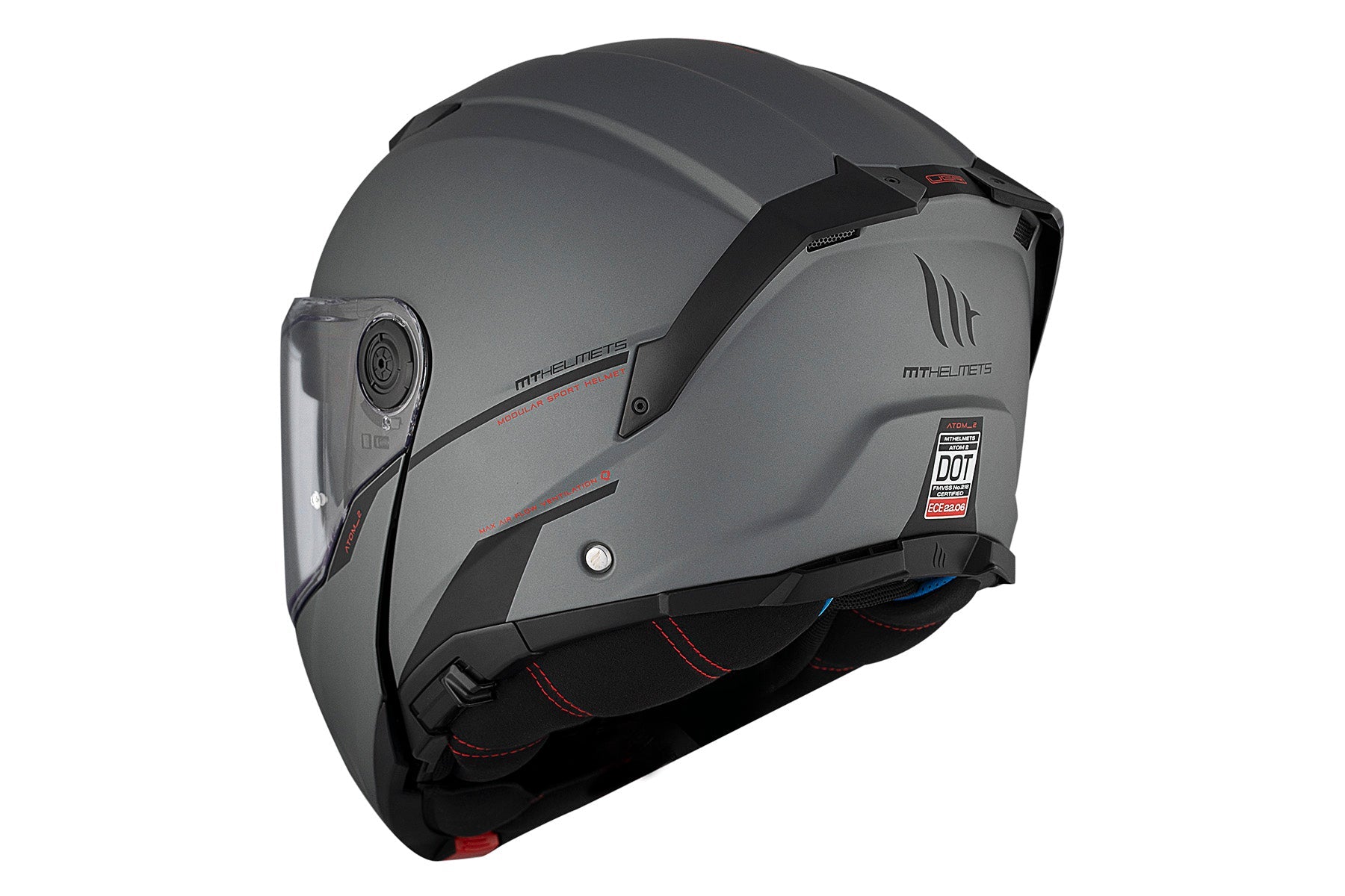 CASCO MT ATOM 2 SV SOLID A2 TITANIO MATE