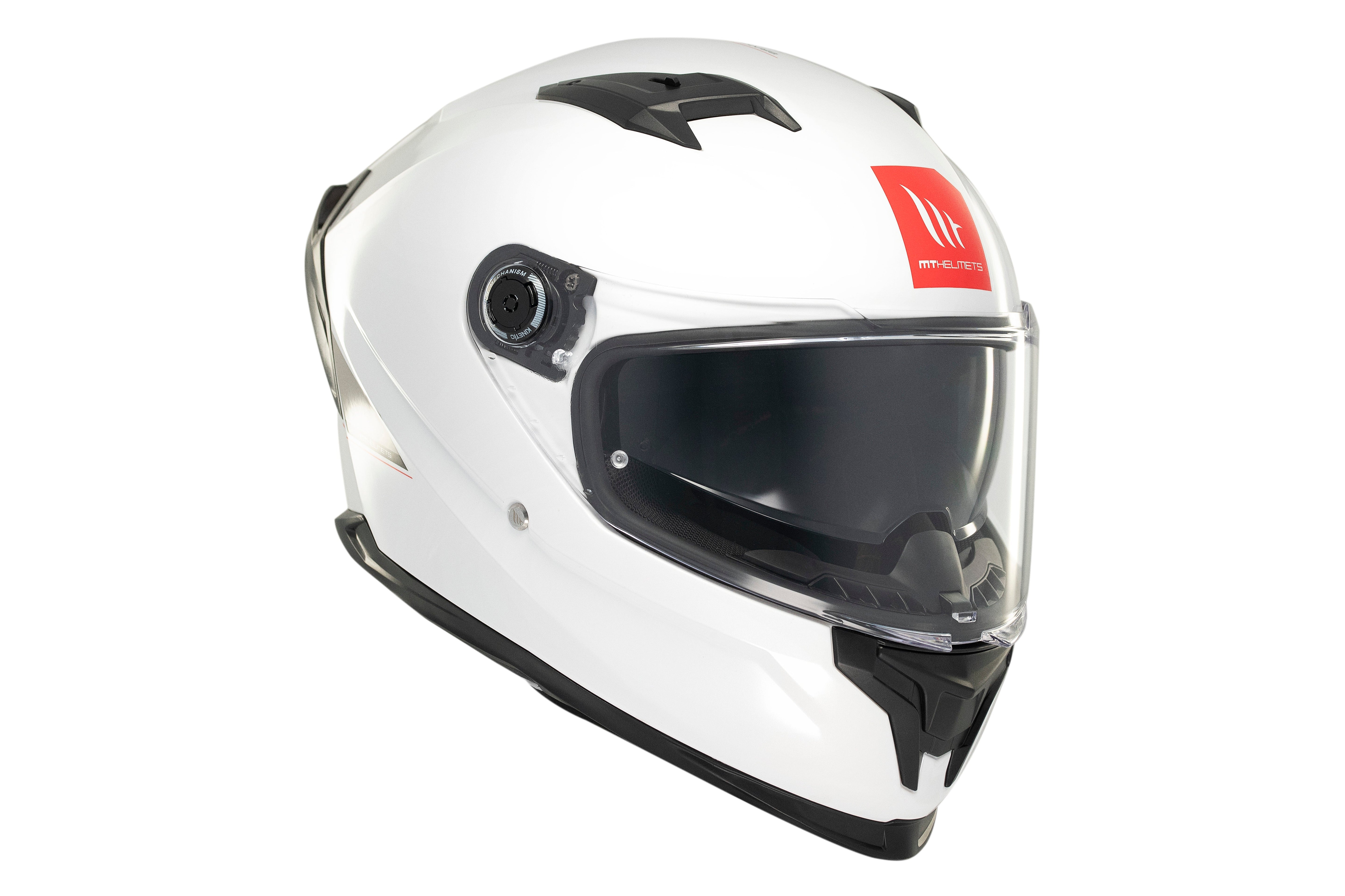 CASCO MT BRAKER SV SOLID A0 BLANCO BRILLO
