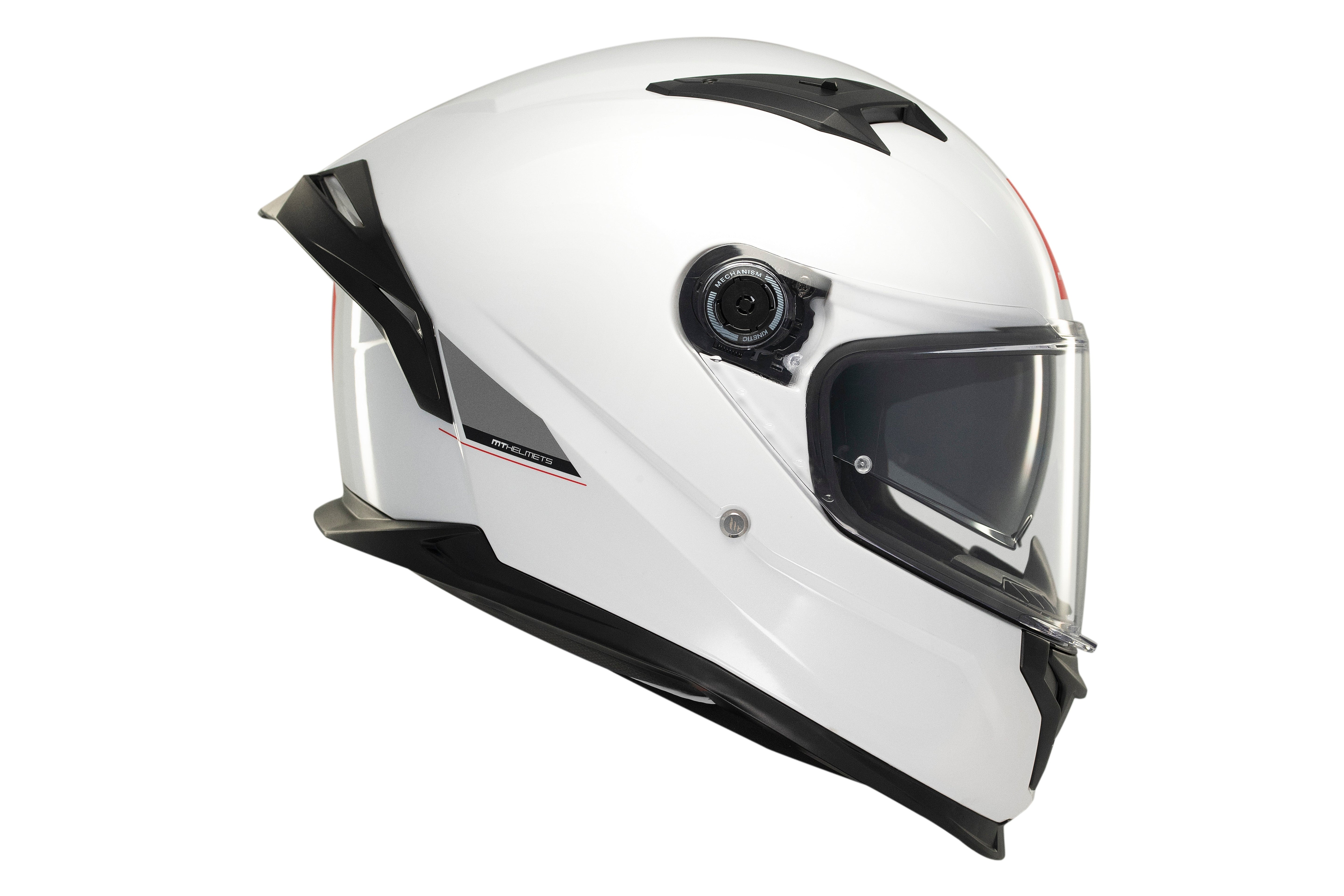 CASCO MT BRAKER SV SOLID A0 BLANCO BRILLO