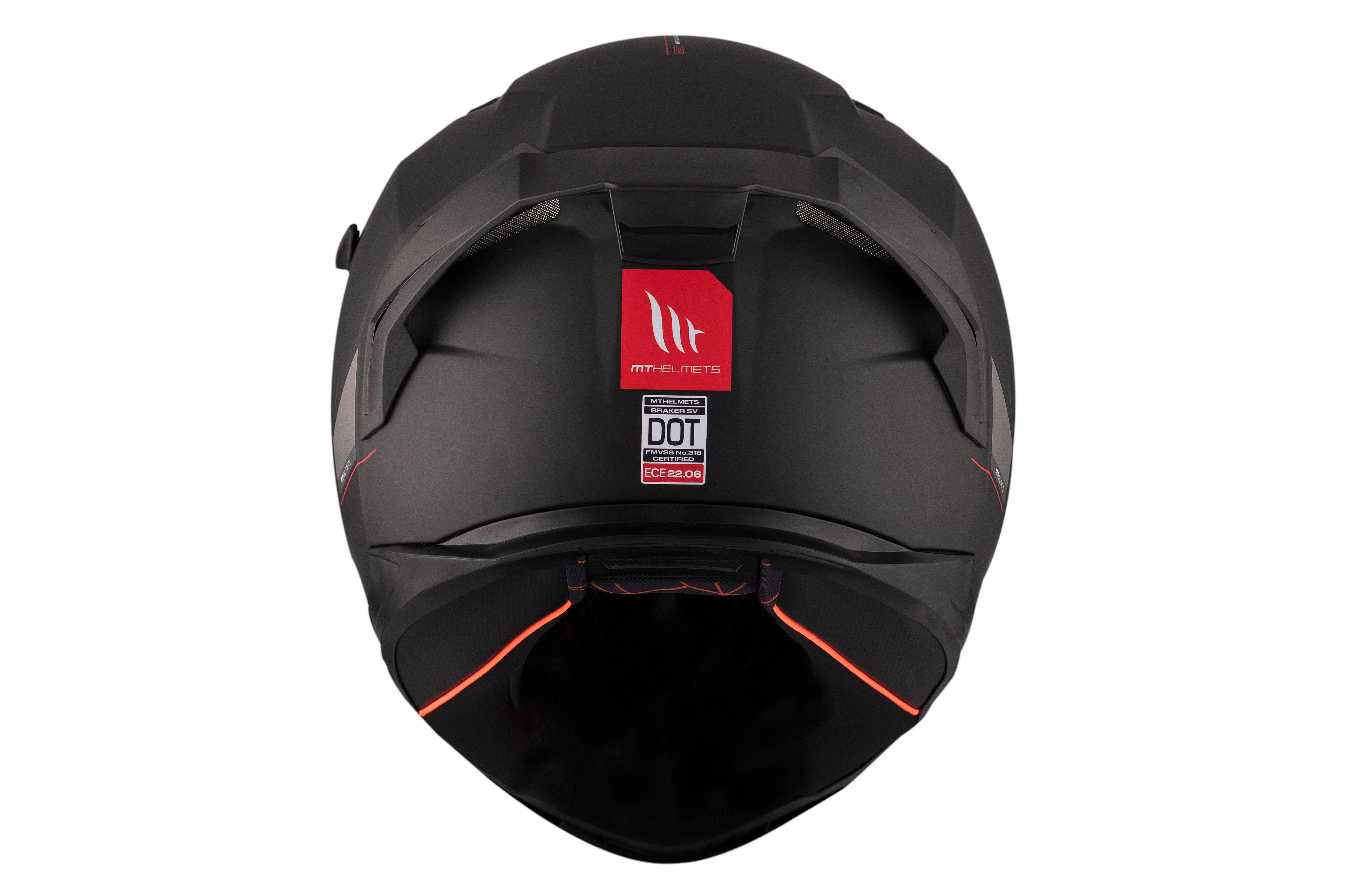CASCO MT BRAKER SV SOLID A1 BLACK MATT
