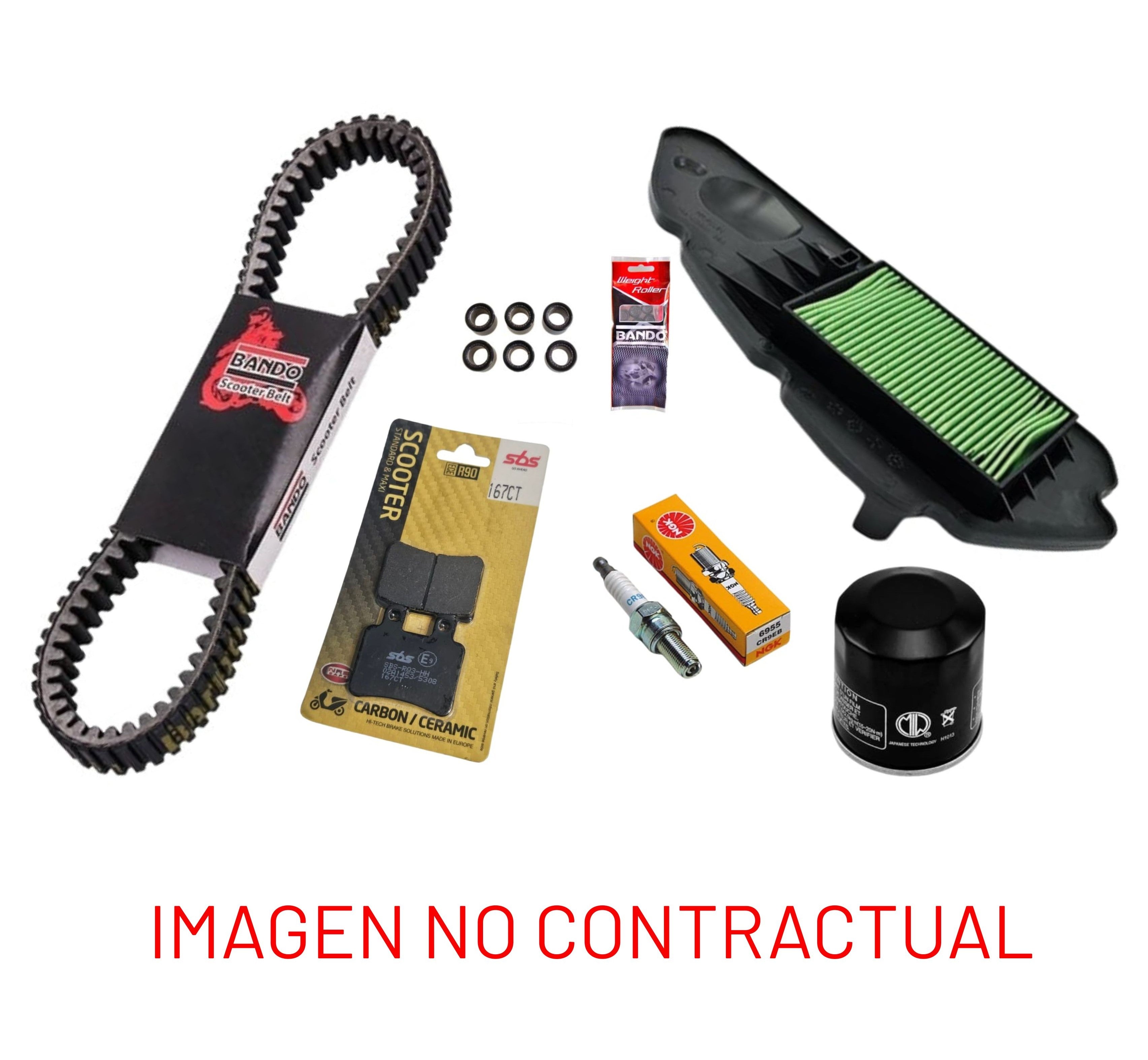 KIT MANTENIMIENTO KYMCO SUPERDINK/DOWNTOWN 125 (16-19)