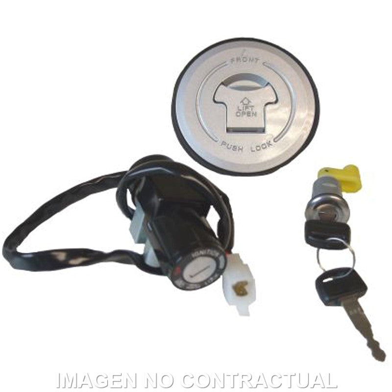 KIT LLAVES CONTACTO, SILLÍN Y DEPÓSITO HONDA CBR 125