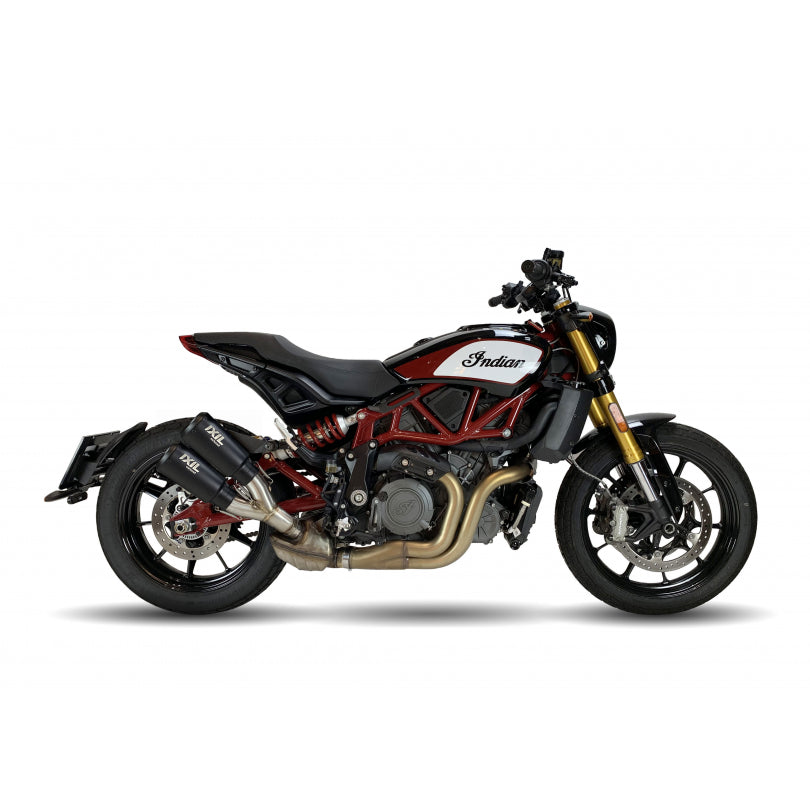 ESCAPE IXIL SLIP ON - DUAL RACE XTREM BLACK - INDIAN FTR 1200 - FTR 1200 S 18-21