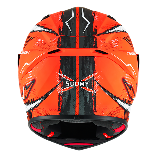 CASCO SUOMY TRACK-1 404 MATT ORANGE FLUO E06