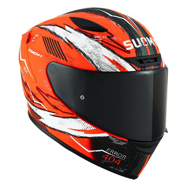 CASCO SUOMY TRACK-1 404 MATT ORANGE FLUO E06