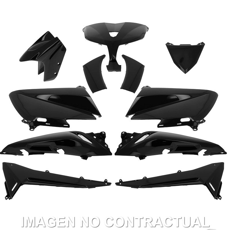 KIT PLÁSTICOS HERT YAMAHA T-MAX 530 NEGRO (12-14)