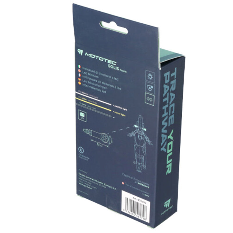 INTERMITENTES LED MOTOTEC SOLIS FRONTAL