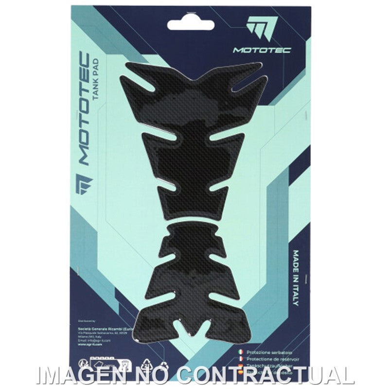 PROTECCIÓN DEPÓSITO MOTOTEC T3 COLOR CARBONO