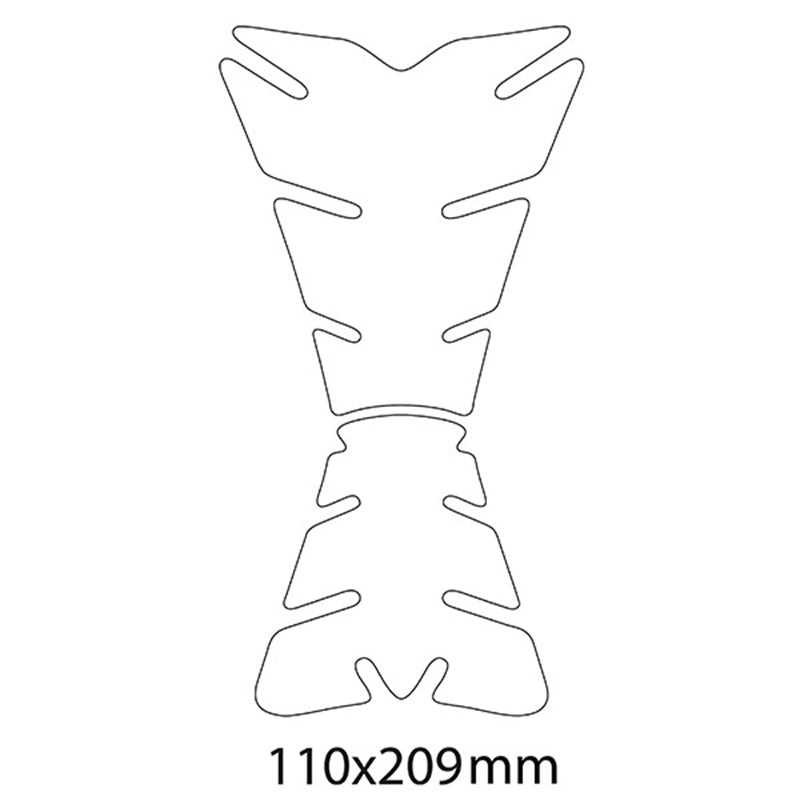 PROTECCIÓN DEPÓSITO MOTOTEC T3 COLOR CARBONO