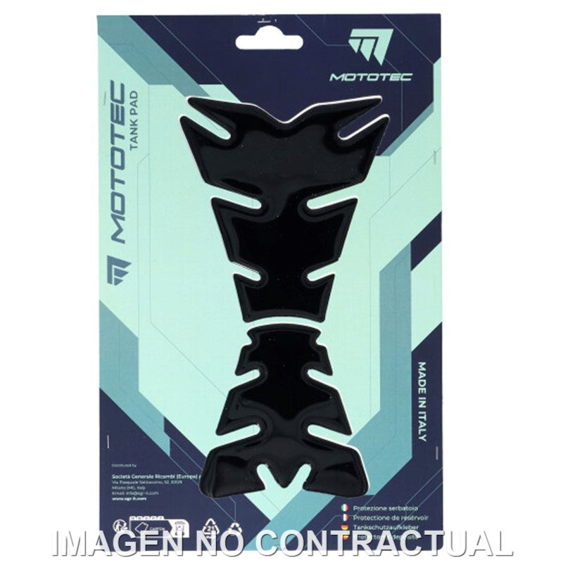 PROTECCIÓN DEPÓSITO MOTOTEC T3 COLOR NEGRO
