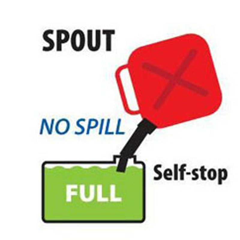 BIDÓN COMBUSTIBLE LAMPA NO-SPILL 5 L