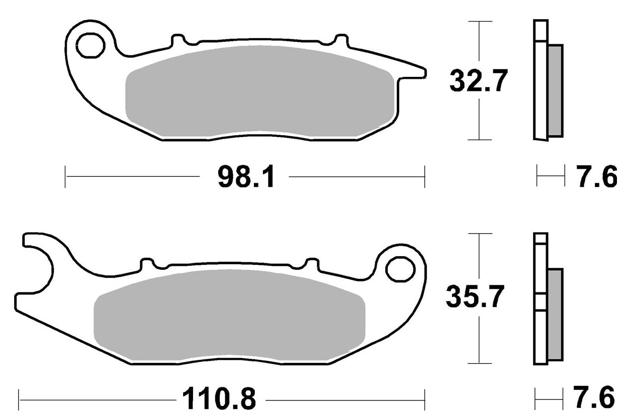 PASTILLA DE FRENO SBS P228-HF