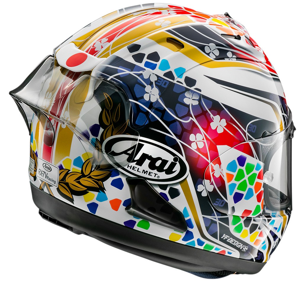 CASCO ARAI RX-7 V RACING NAKAGAMI GP2