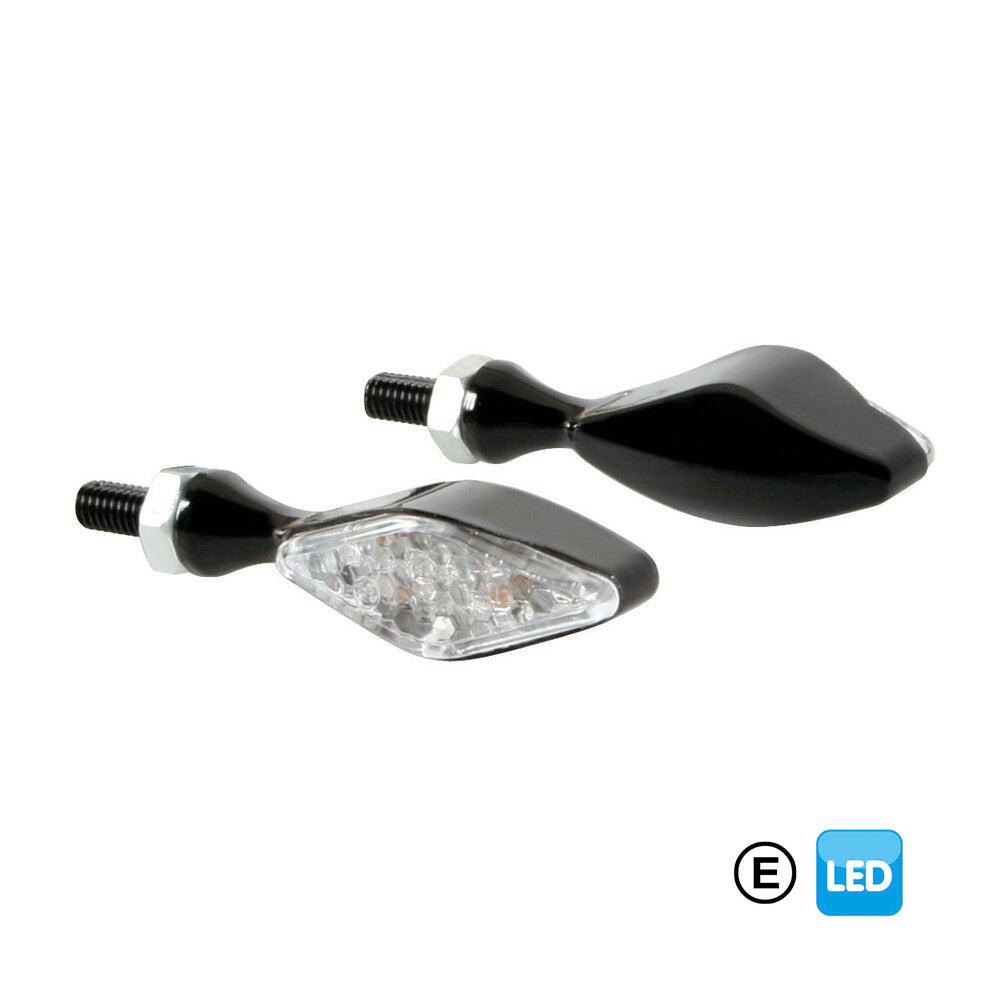 STORM, INTERMITENTES CON LED - 12V LED - NEGRO