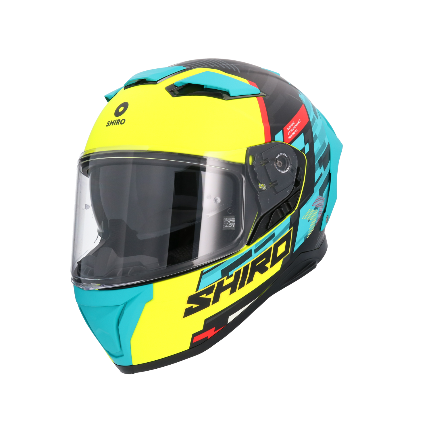 CASCO SHIRO ALPHA RACER ONE BLUE