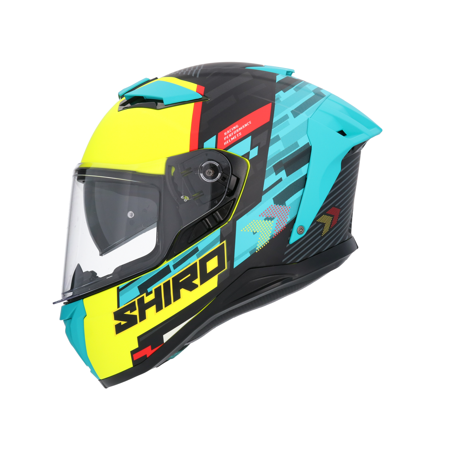 CASCO SHIRO ALPHA RACER ONE BLUE