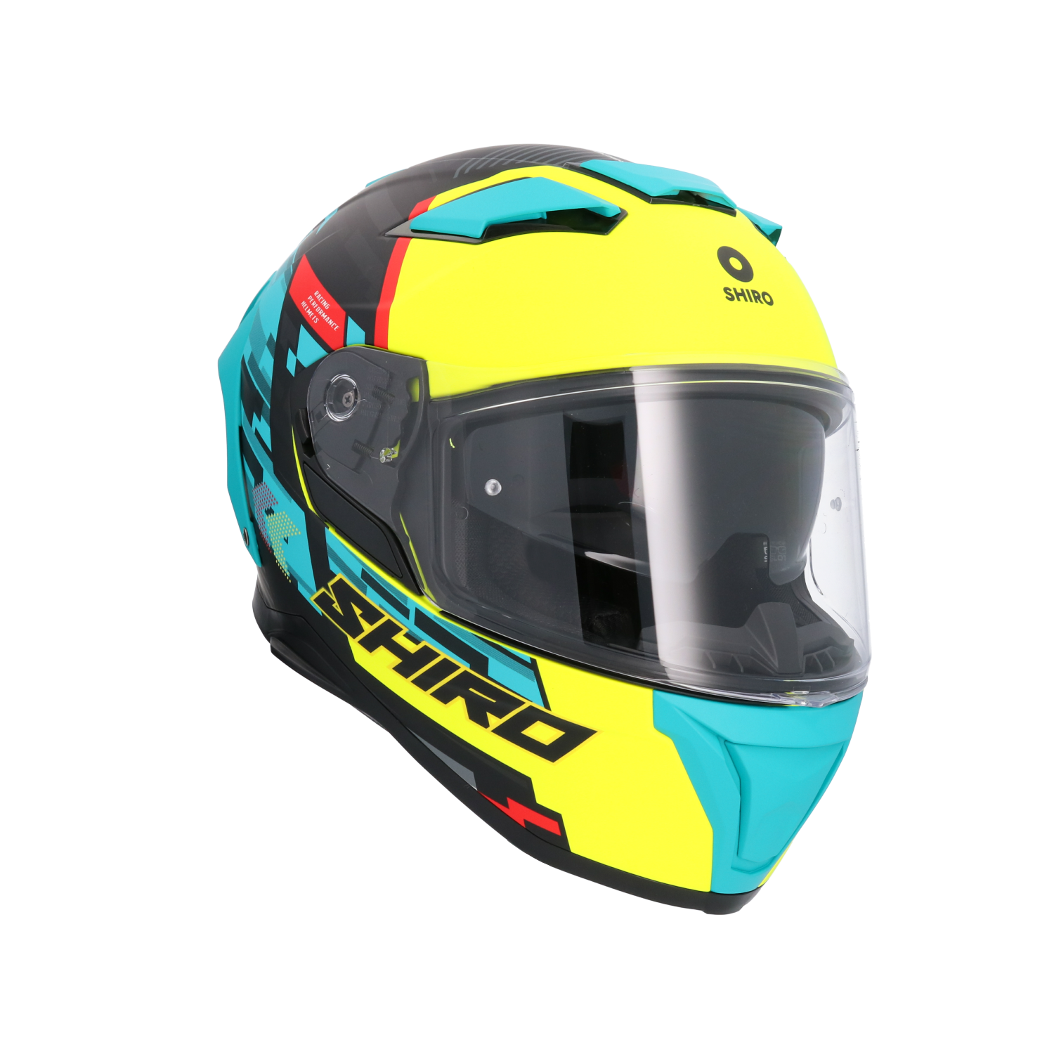 CASCO SHIRO ALPHA RACER ONE BLUE