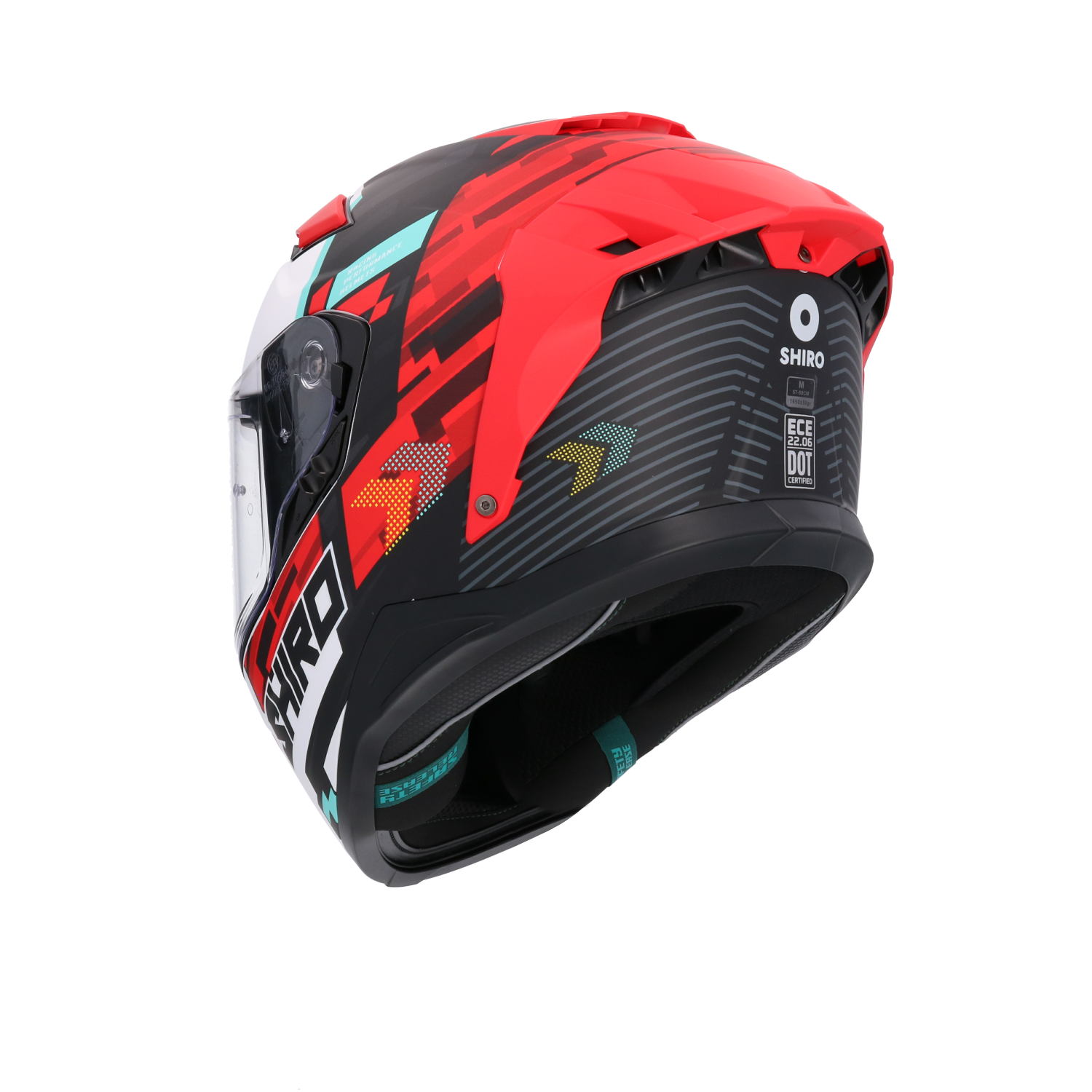CASCO SHIRO ALPHA RACER ONE RED