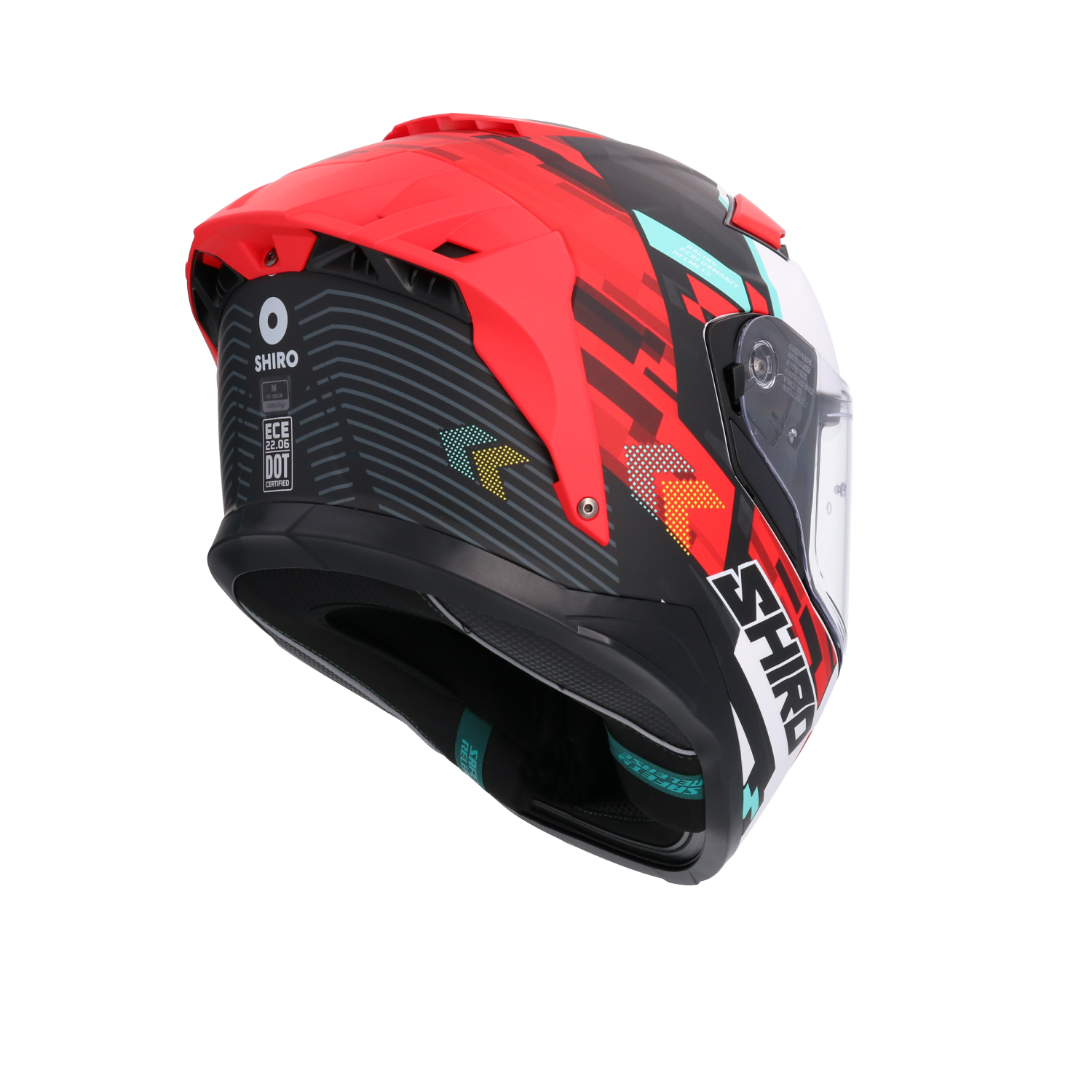 CASCO SHIRO ALPHA RACER ONE RED
