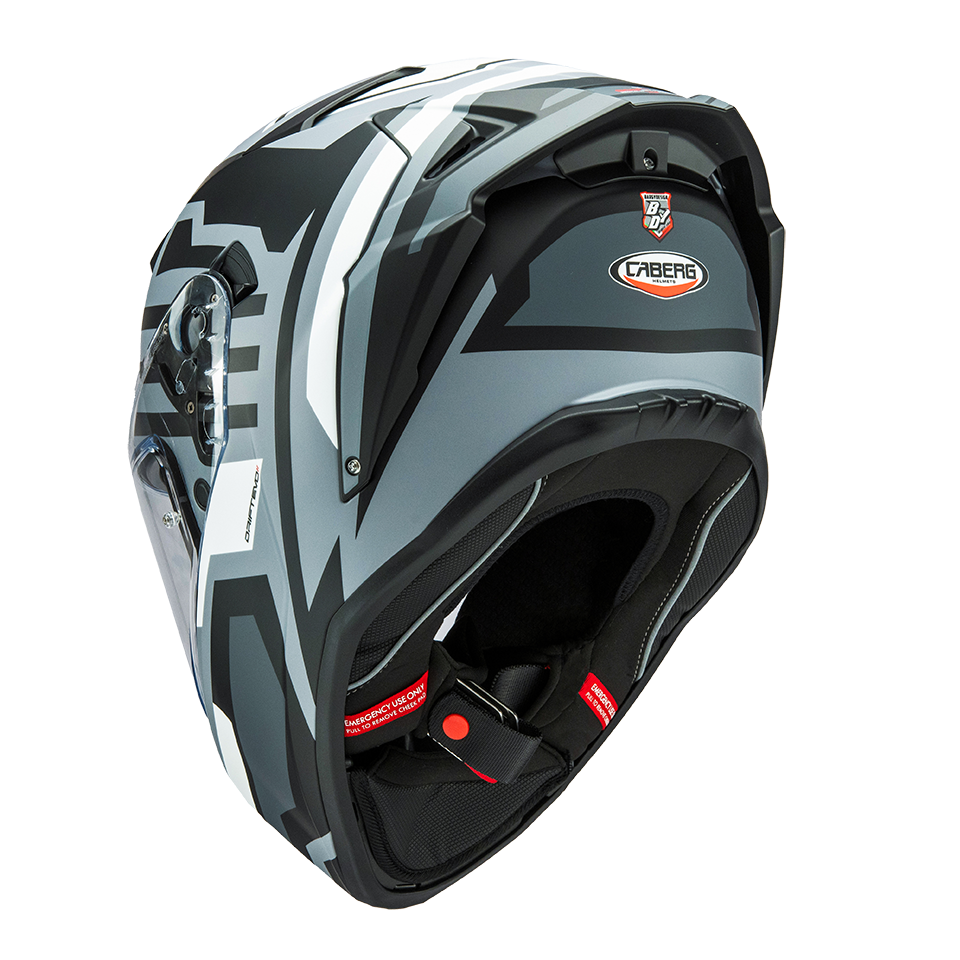 CASCO CABERG DRIFT EVO II HORIZON MATT GREY/BLACK/WHITE