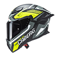 CASCO CABERG DRIFT EVO II JARAMA MATT BLACK/GREY/YELLOW FLUO