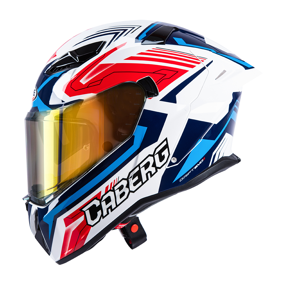 CASCO CABERG DRIFT EVO II JARAMA WHITE/RED/BLUE