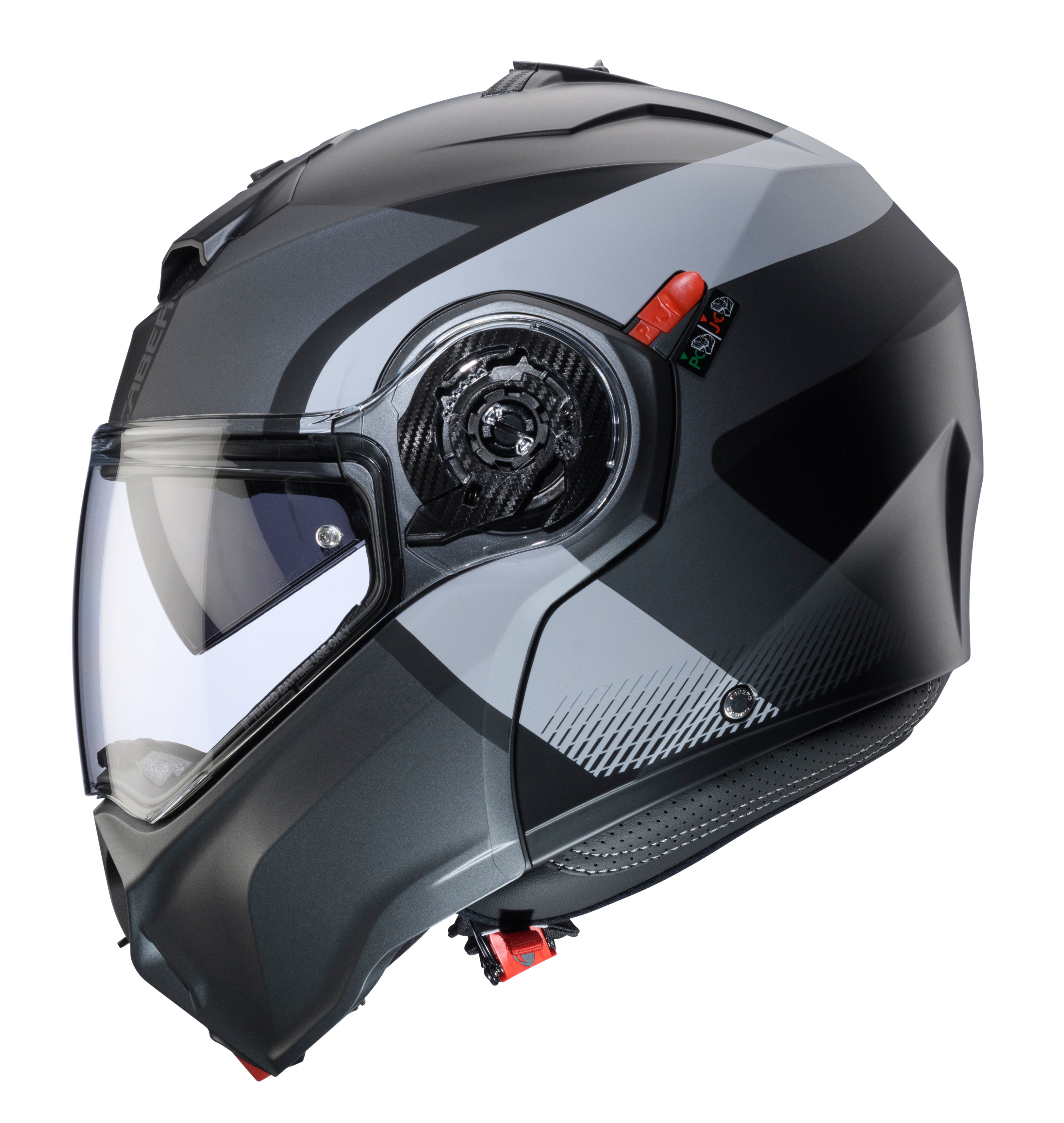 CASCO CABERG DUKE EVO INDY MATT BLACK/GUN METAL/GREY