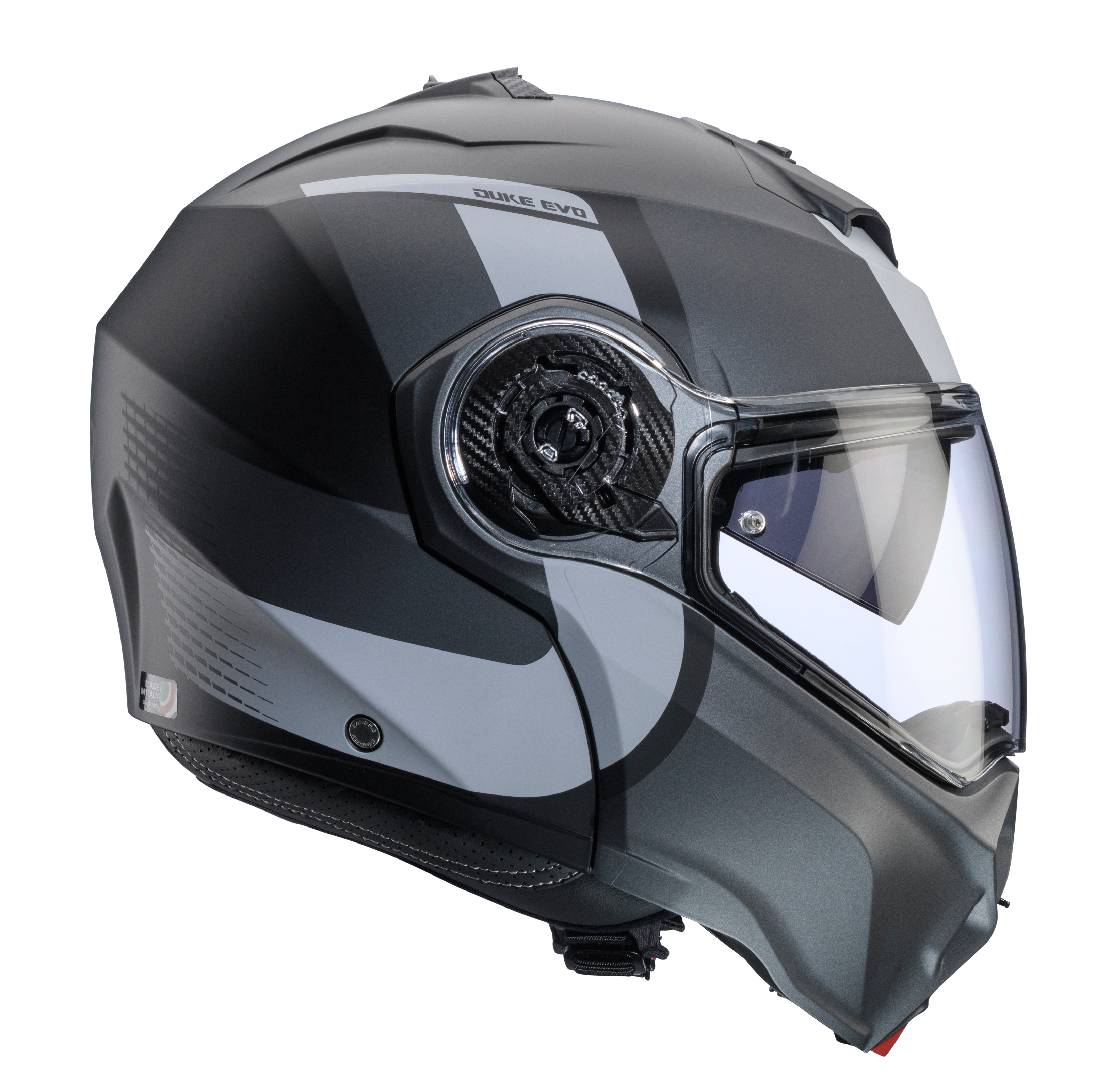 CASCO CABERG DUKE EVO INDY MATT BLACK/GUN METAL/GREY