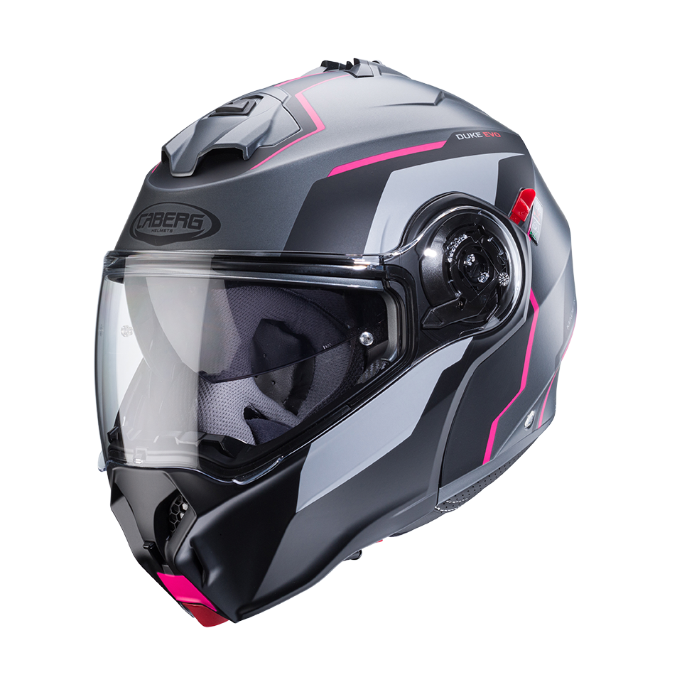 CASCO CABERG DUKE EVO MOVE MATT GUN METAL/BLACK/FUCHSIA
