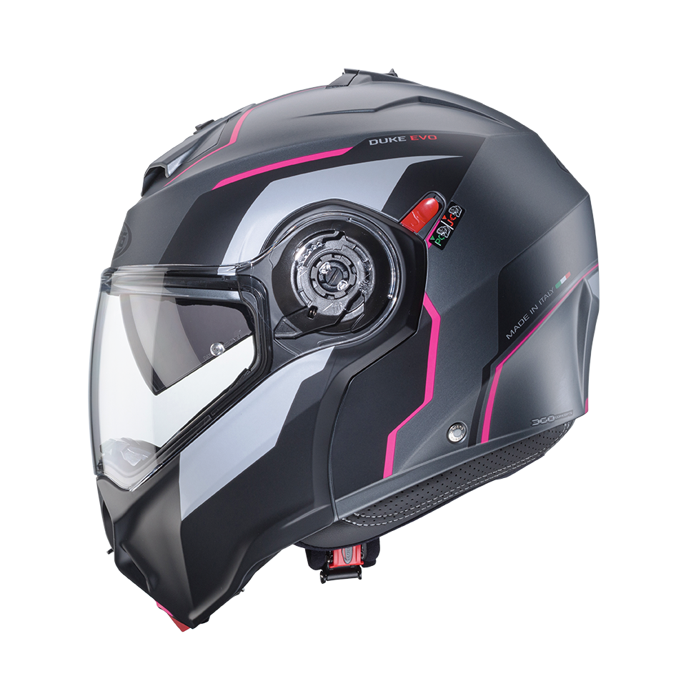 CASCO CABERG DUKE EVO MOVE MATT GUN METAL/BLACK/FUCHSIA