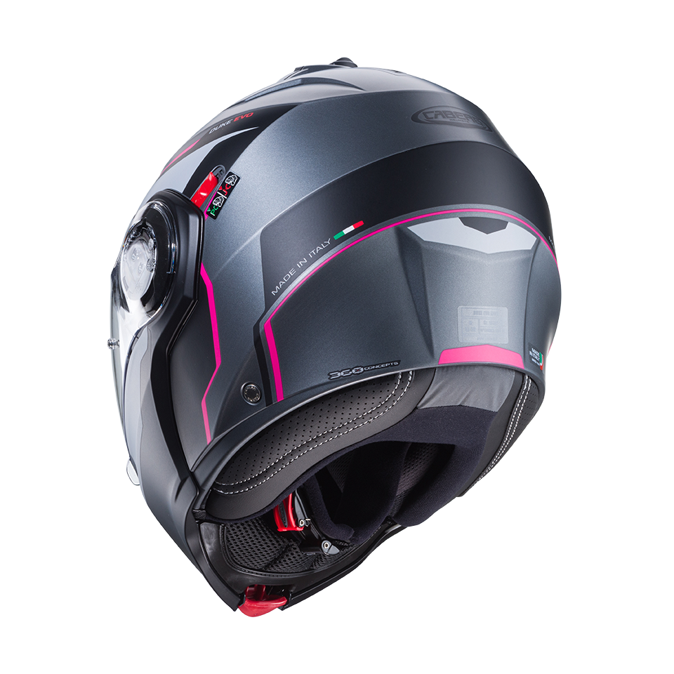 CASCO CABERG DUKE EVO MOVE MATT GUN METAL/BLACK/FUCHSIA