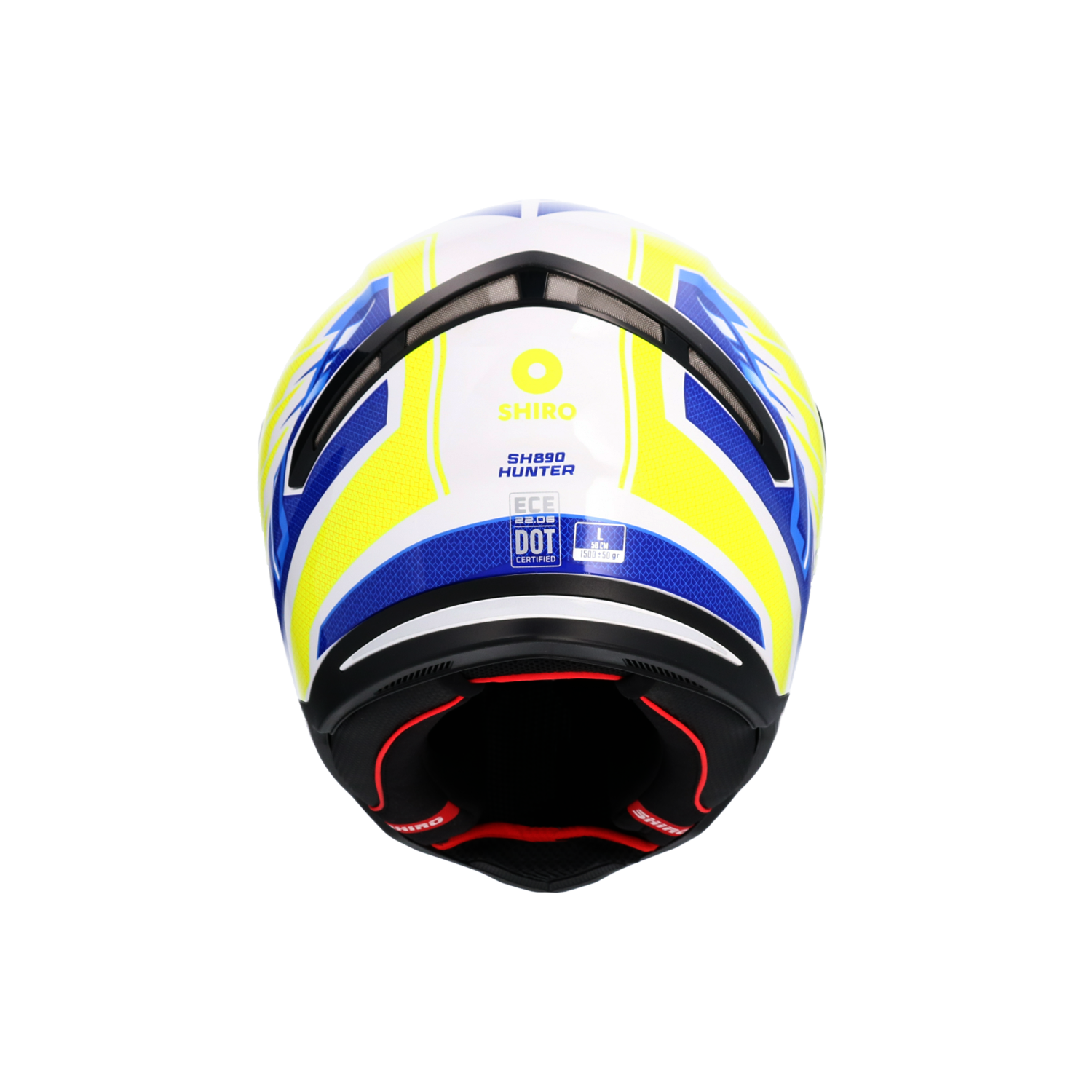 CASCO SHIRO HUNTER EDGE BLUE/YELLOW