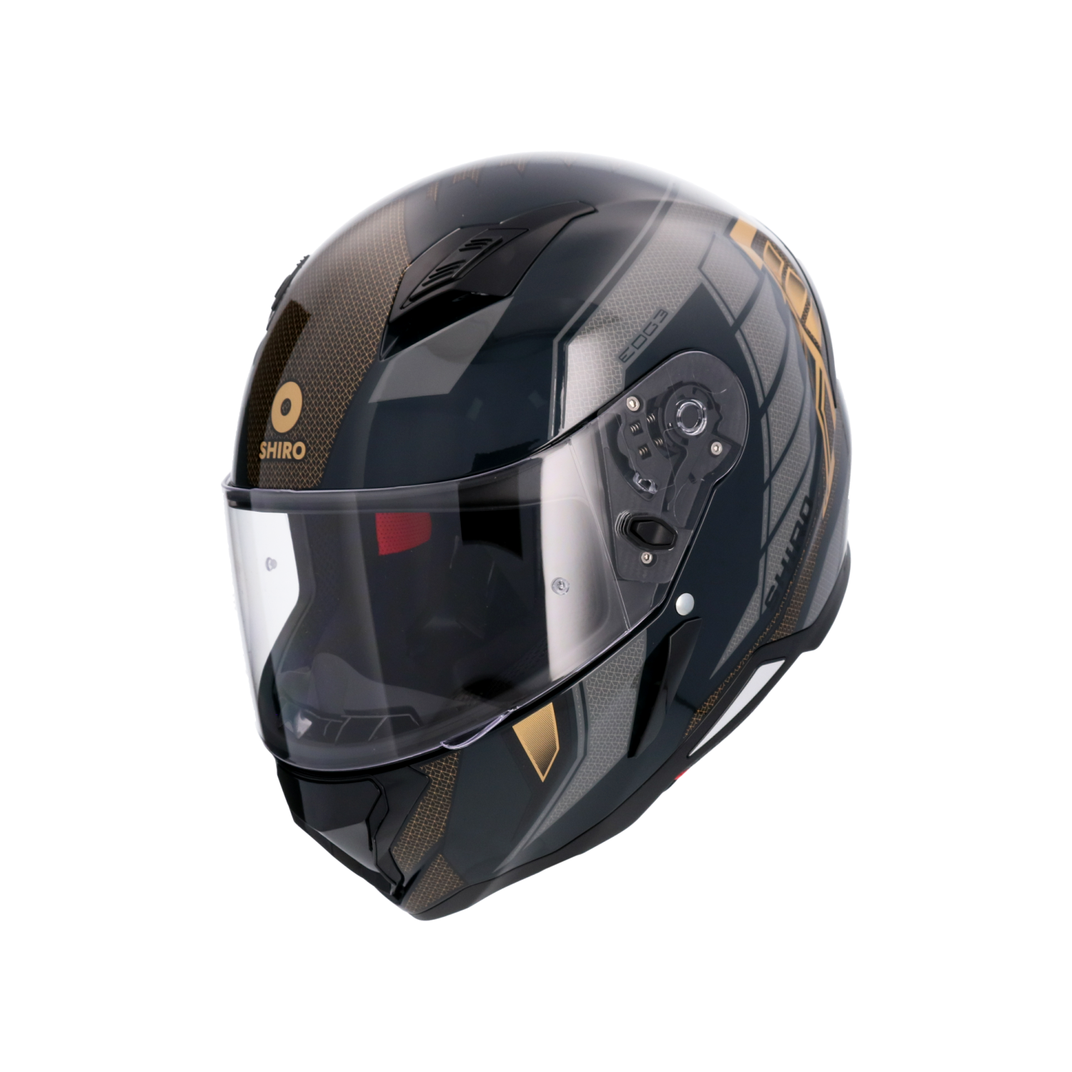 CASCO SHIRO HUNTER EDGE BLACK/GOLD