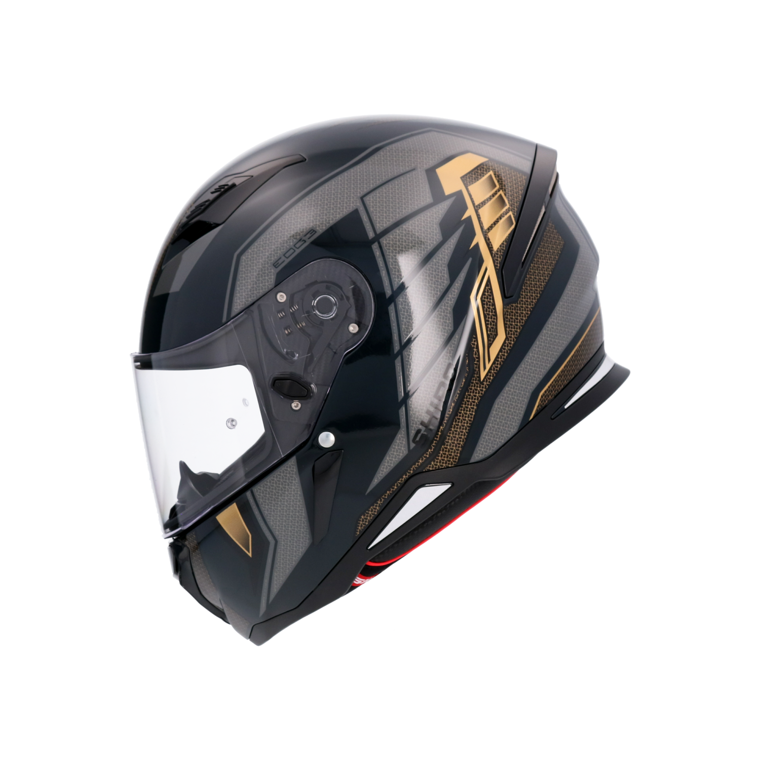 CASCO SHIRO HUNTER EDGE BLACK/GOLD