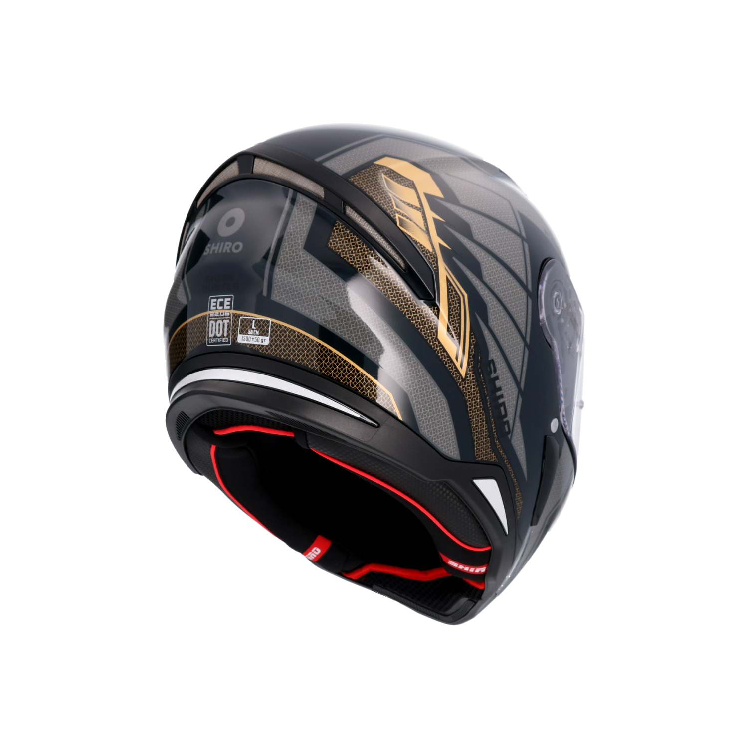 CASCO SHIRO HUNTER EDGE BLACK/GOLD