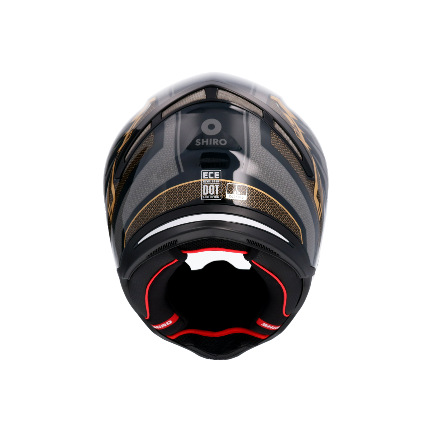 CASCO SHIRO HUNTER EDGE BLACK/GOLD