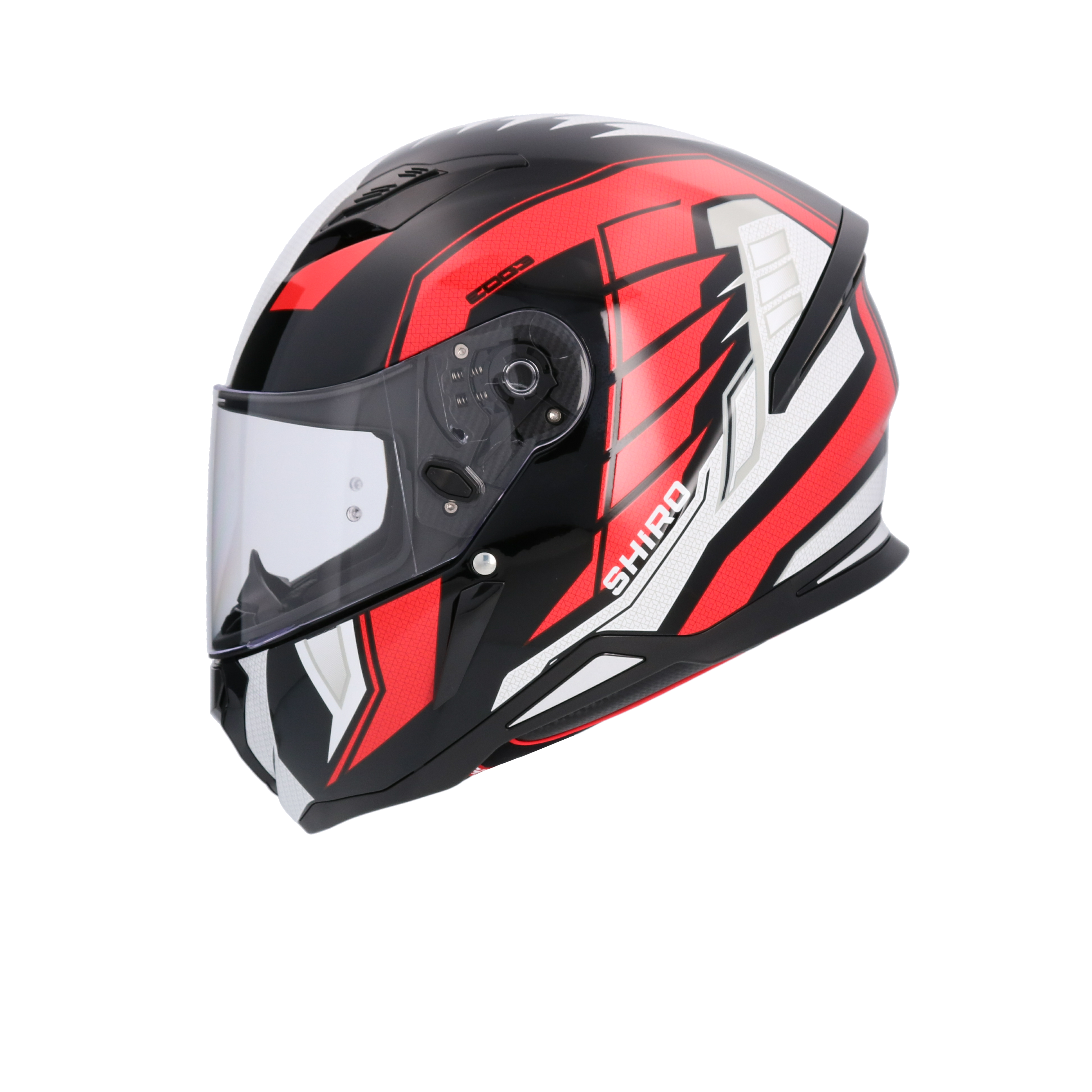 CASCO SHIRO HUNTER EDGE BLACK/RED