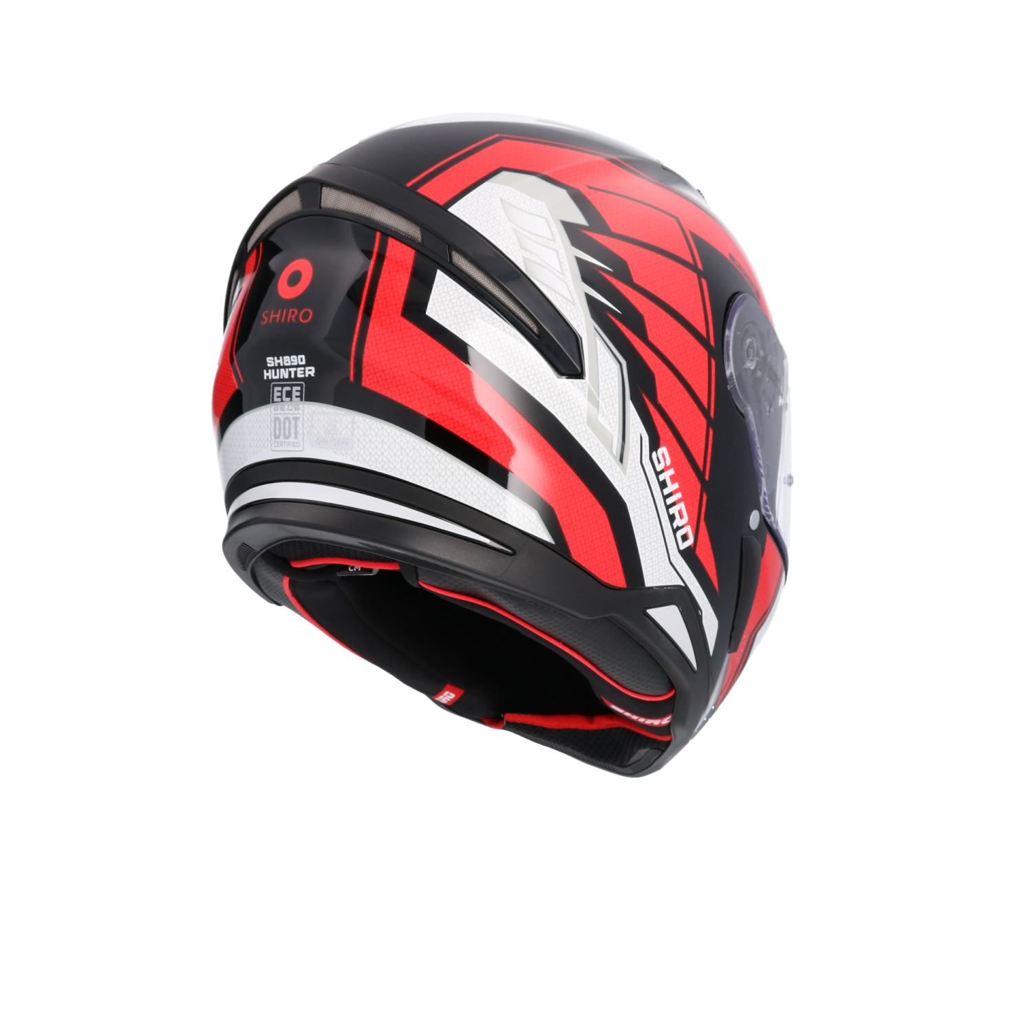 CASCO SHIRO HUNTER EDGE BLACK/RED