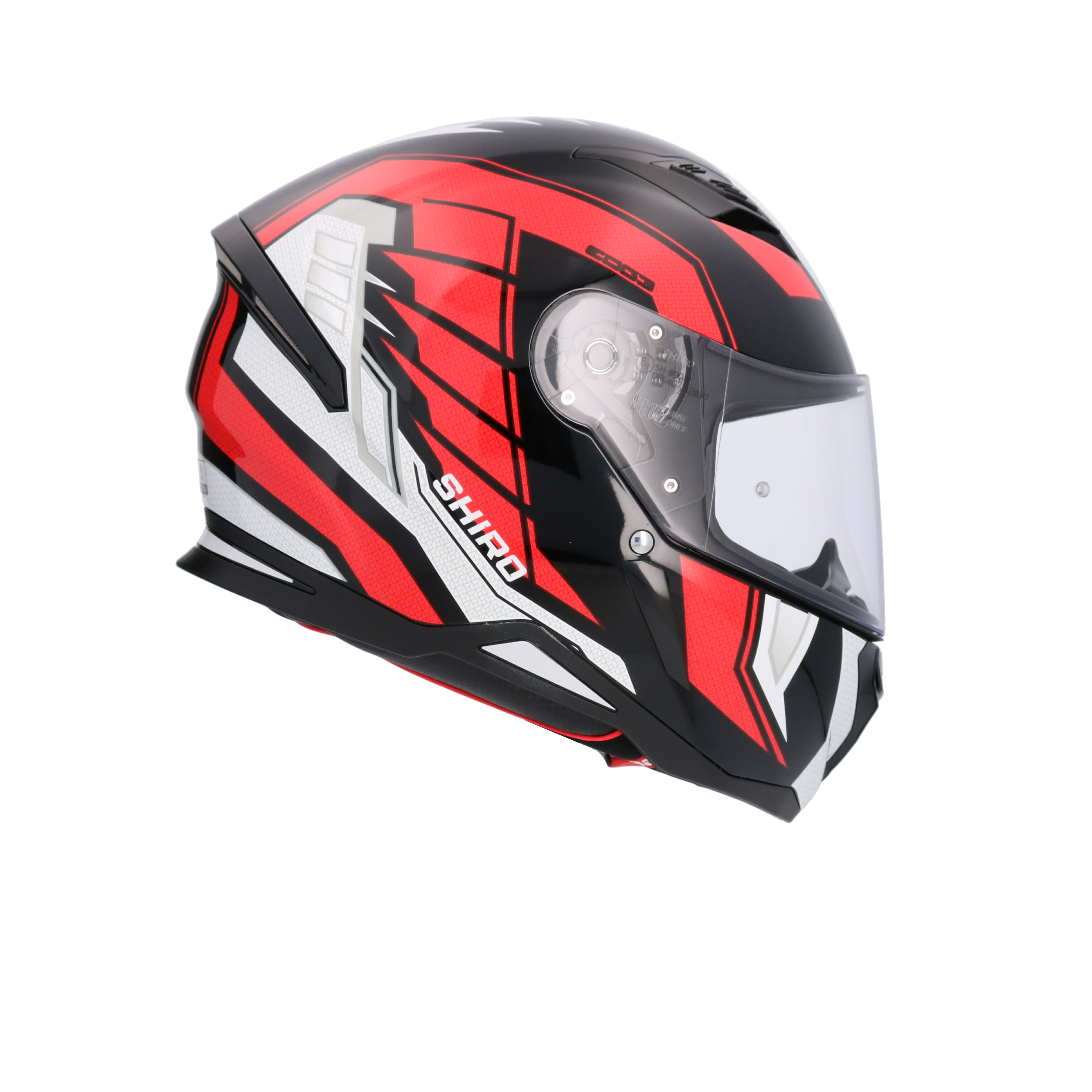 CASCO SHIRO HUNTER EDGE BLACK/RED