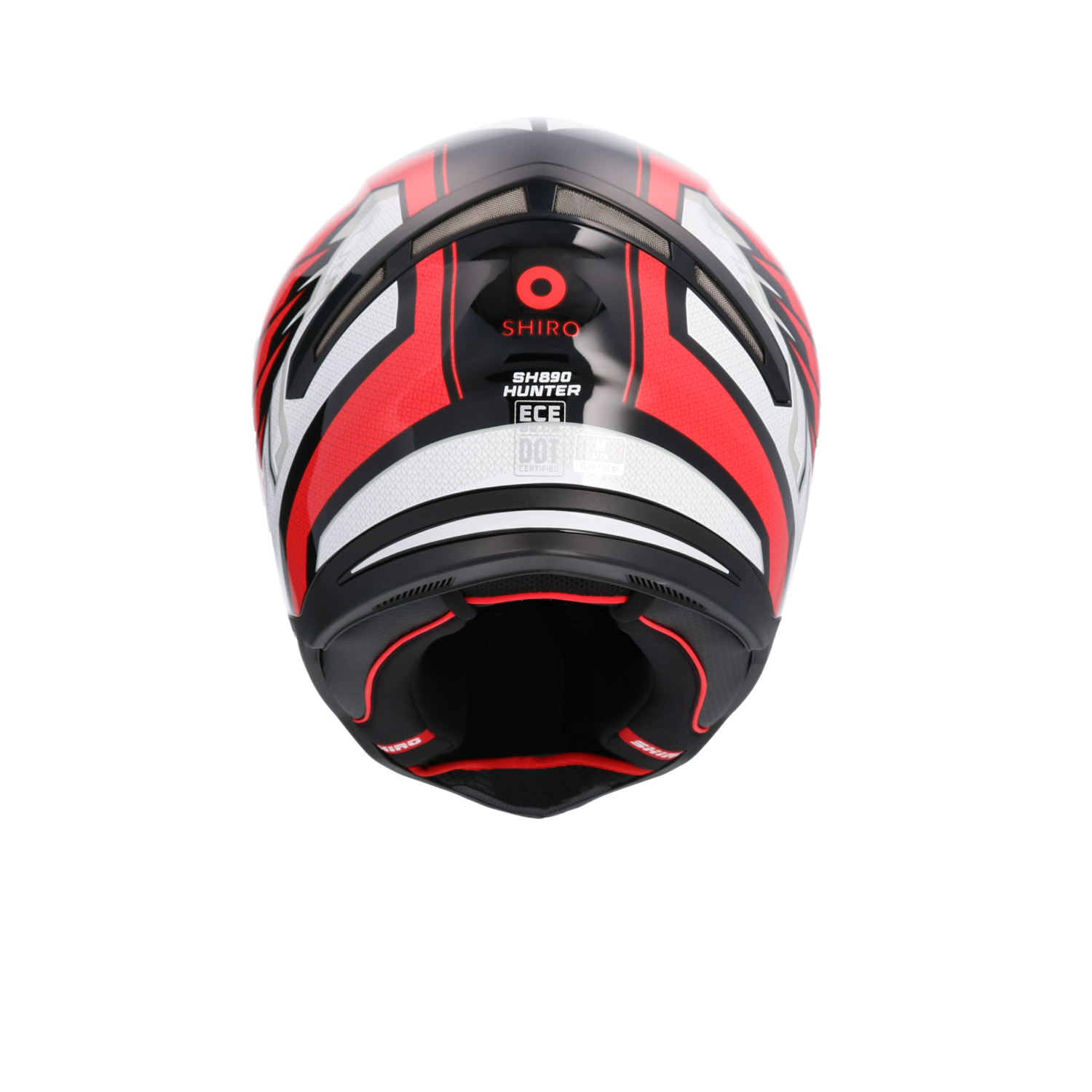 CASCO SHIRO HUNTER EDGE BLACK/RED