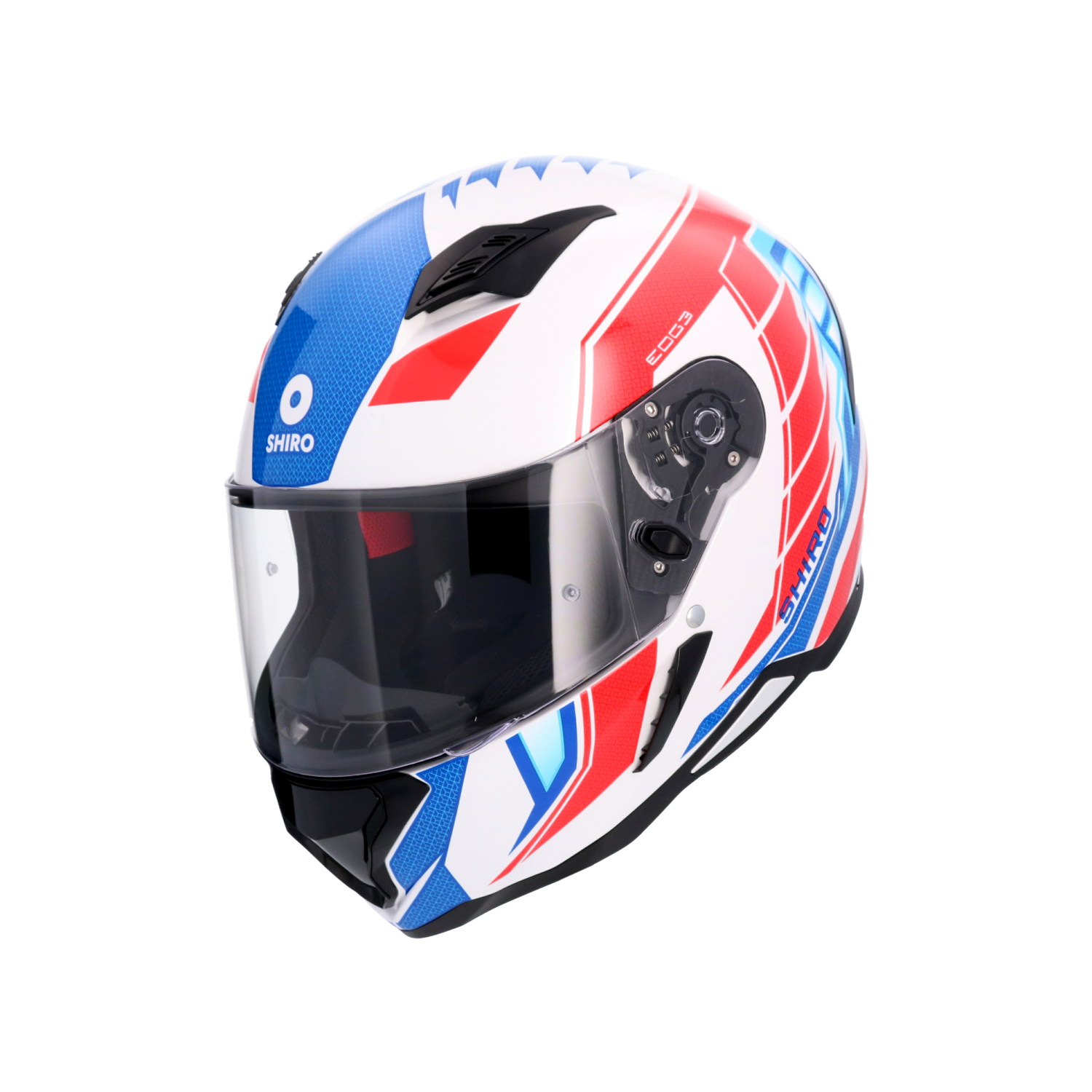 CASCO SHIRO HUNTER EDGE BLUE/RED