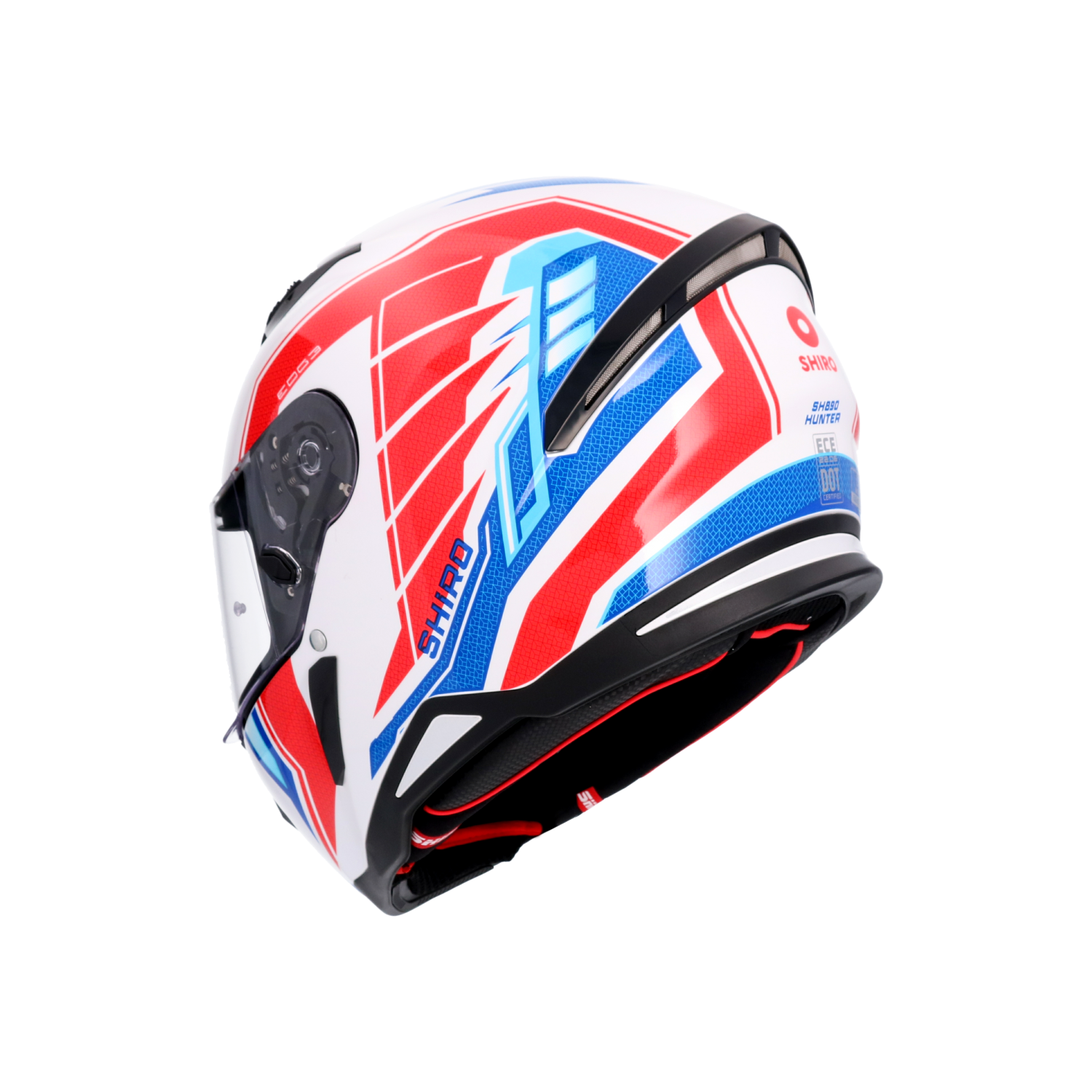 CASCO SHIRO HUNTER EDGE BLUE/RED