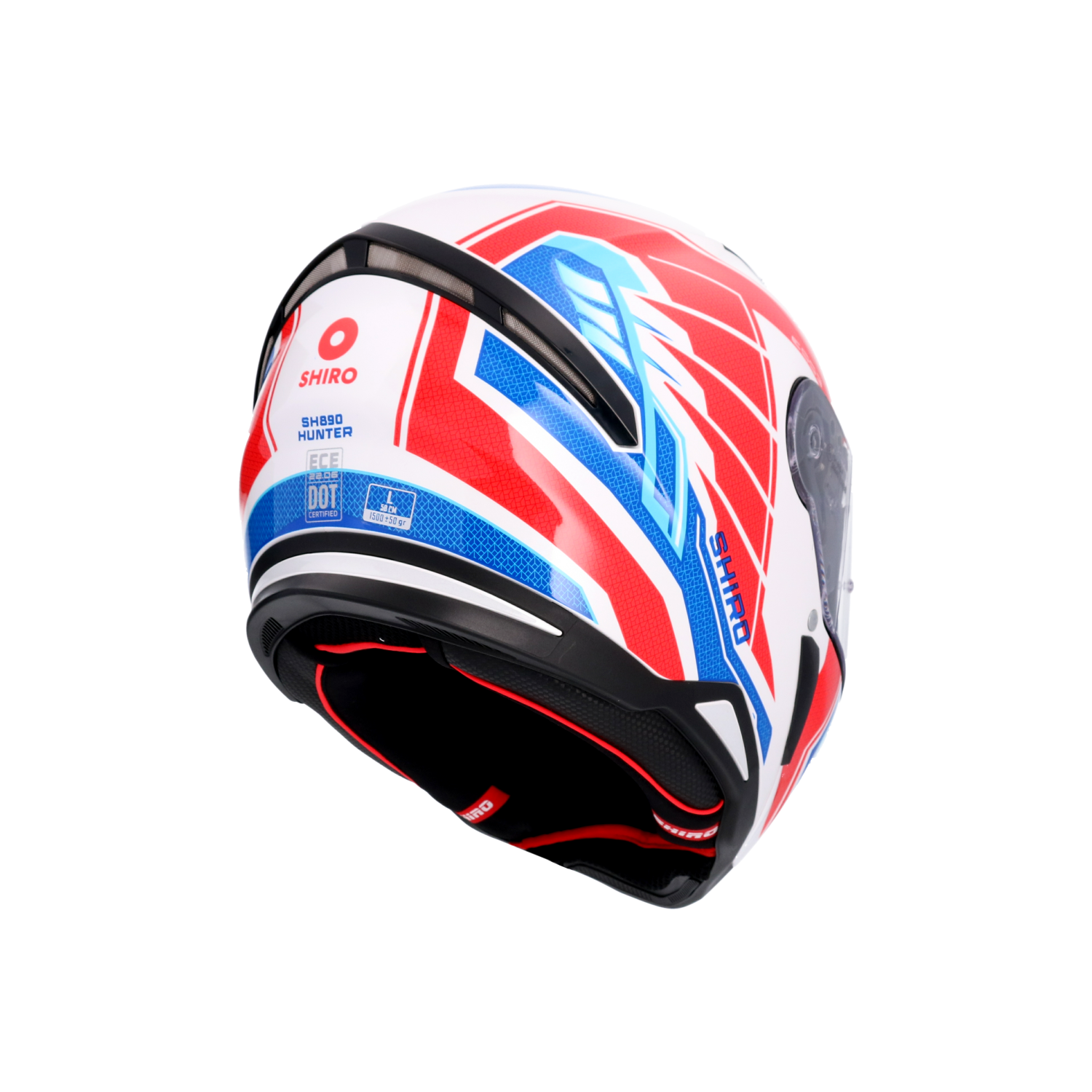 CASCO SHIRO HUNTER EDGE BLUE/RED