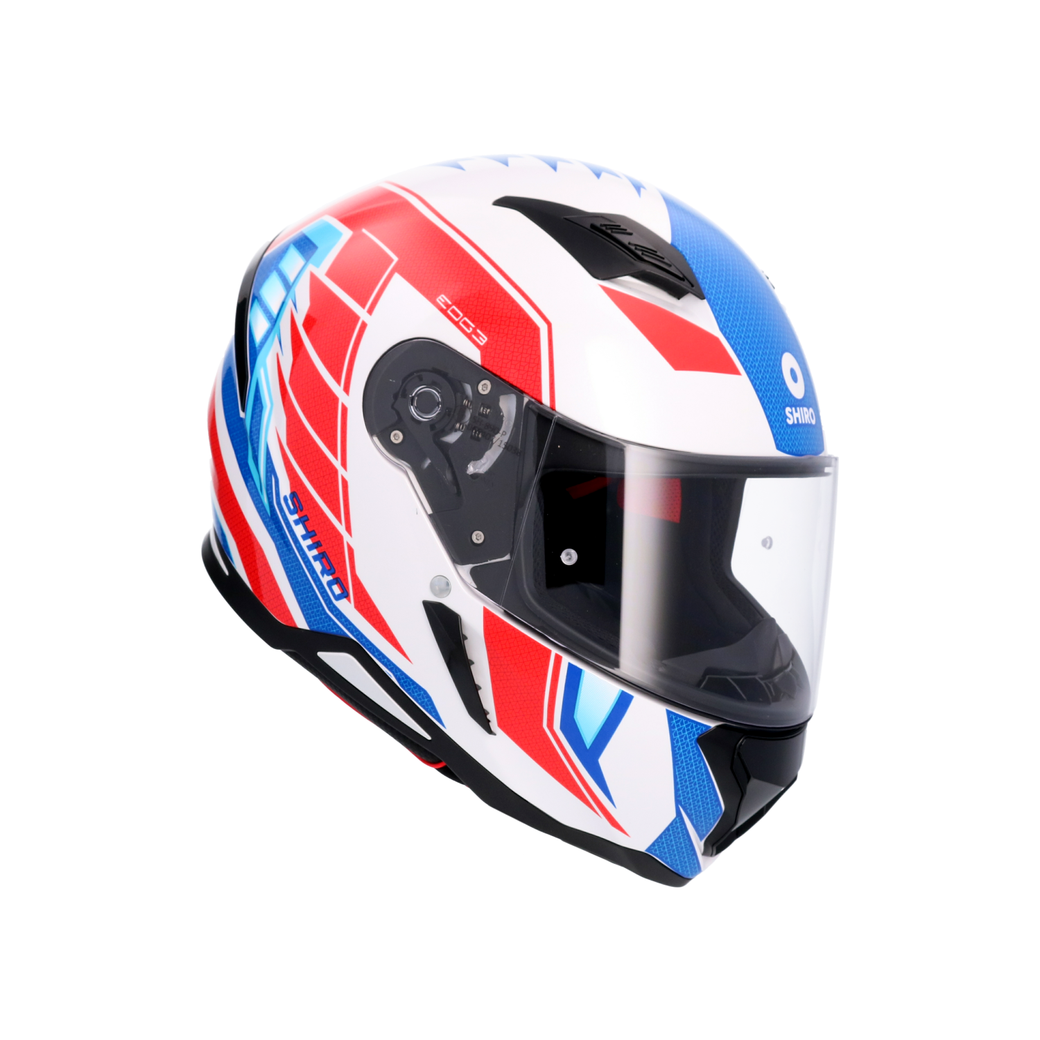 CASCO SHIRO HUNTER EDGE BLUE/RED