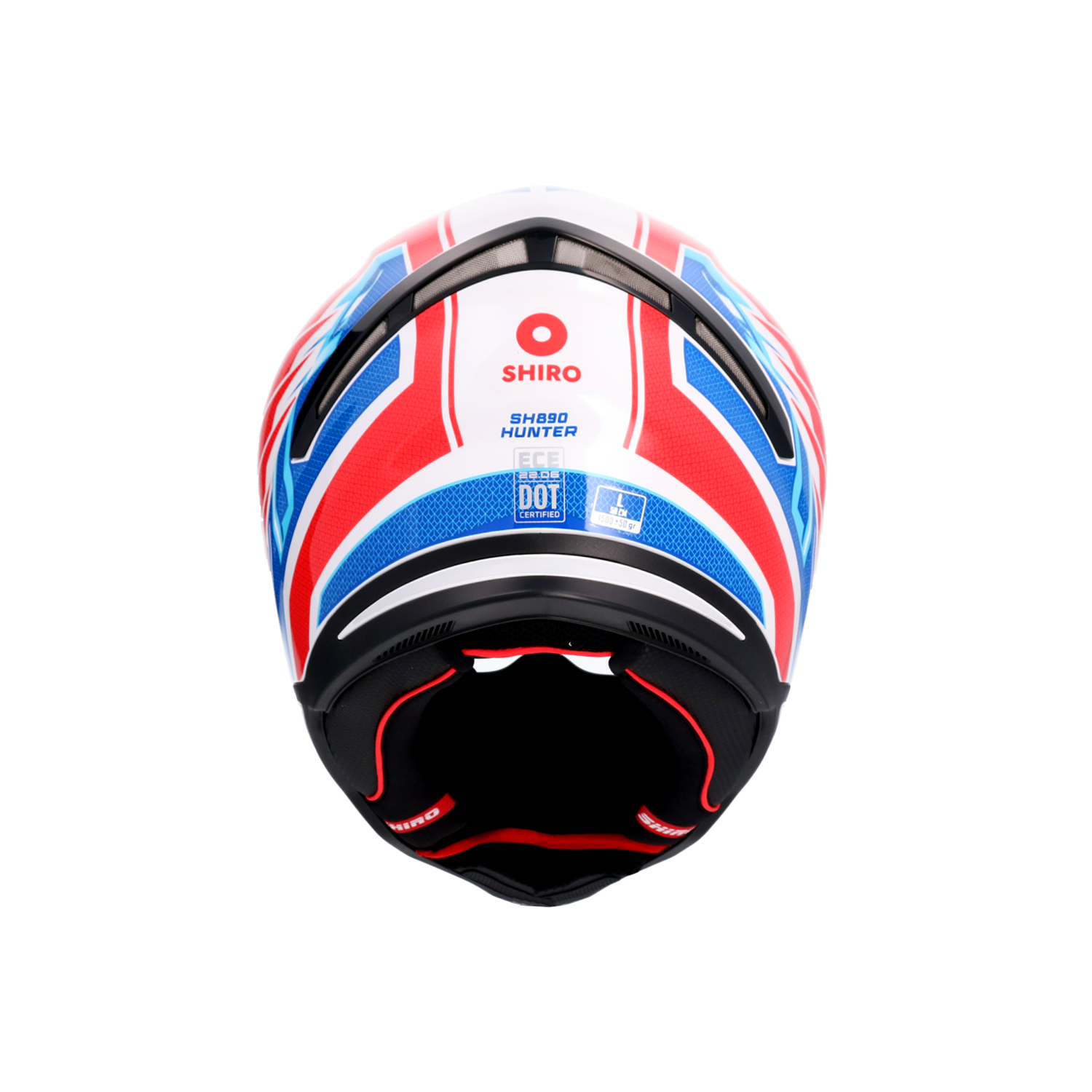 CASCO SHIRO HUNTER EDGE BLUE/RED