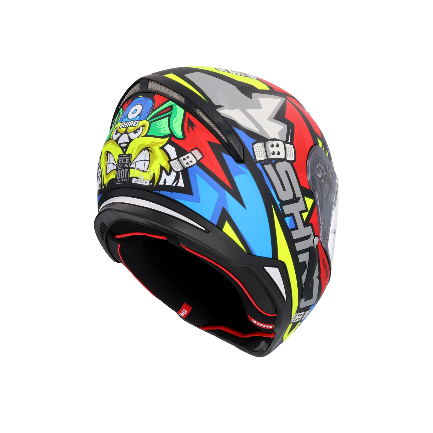 CASCO SHIRO HUNTER RACCOON RED