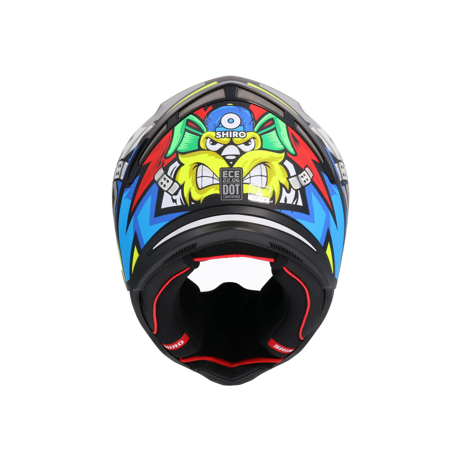 CASCO SHIRO HUNTER RACCOON RED