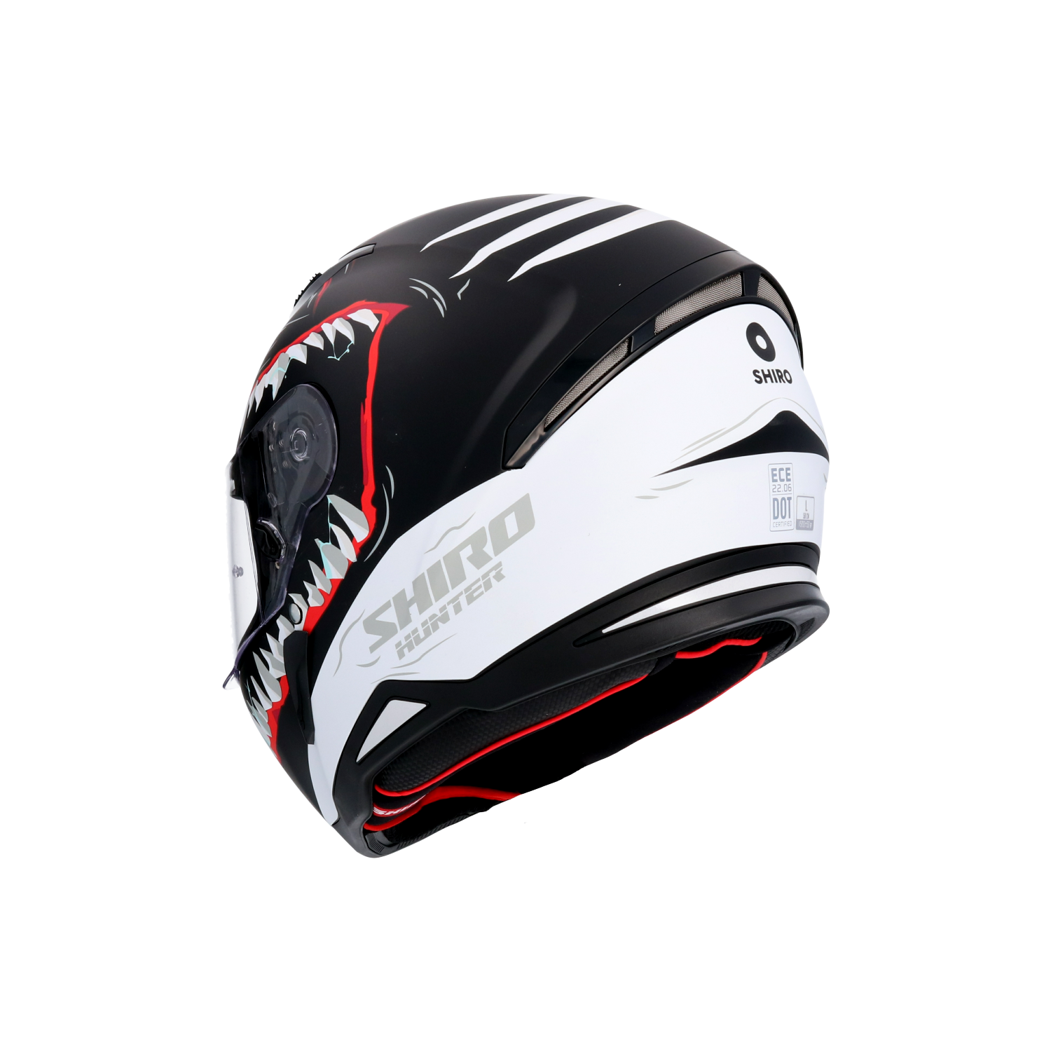 CASCO SHIRO HUNTER SHARK BLACK